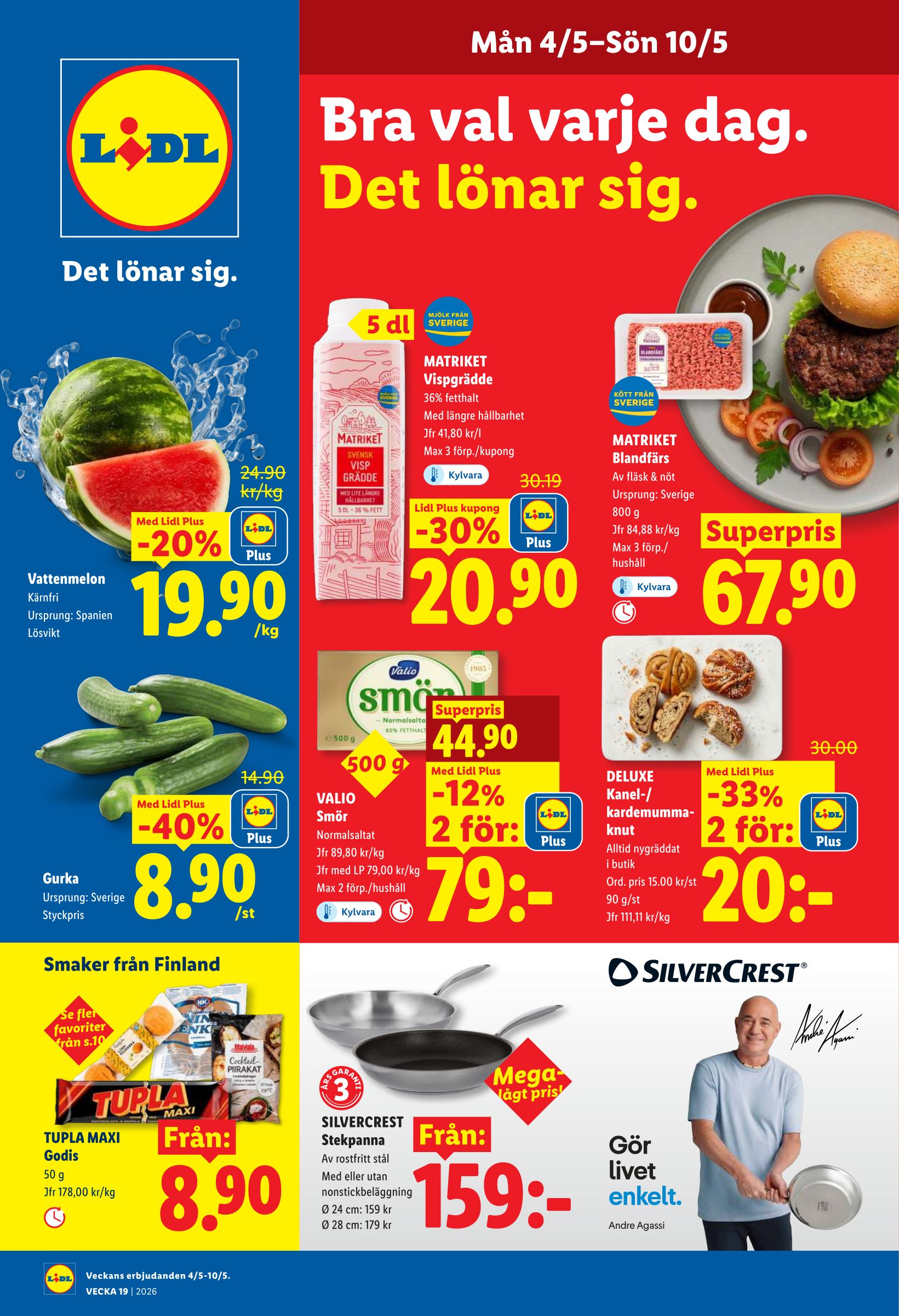 Aktuellt Lidl reklamblad giltigt från måndag 04/05/2026 till söndag 10/05/2026