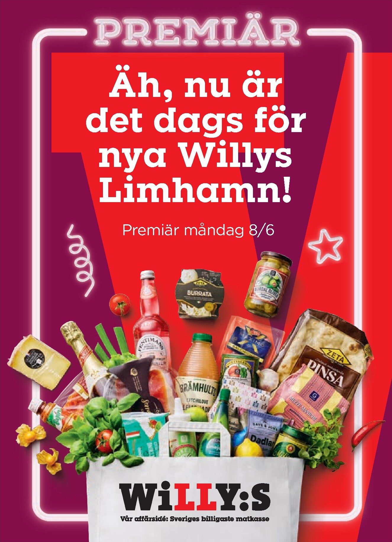Aktuellt Willy's reklamblad från måndag, 08/06/2026 till söndag, 14/06/2026