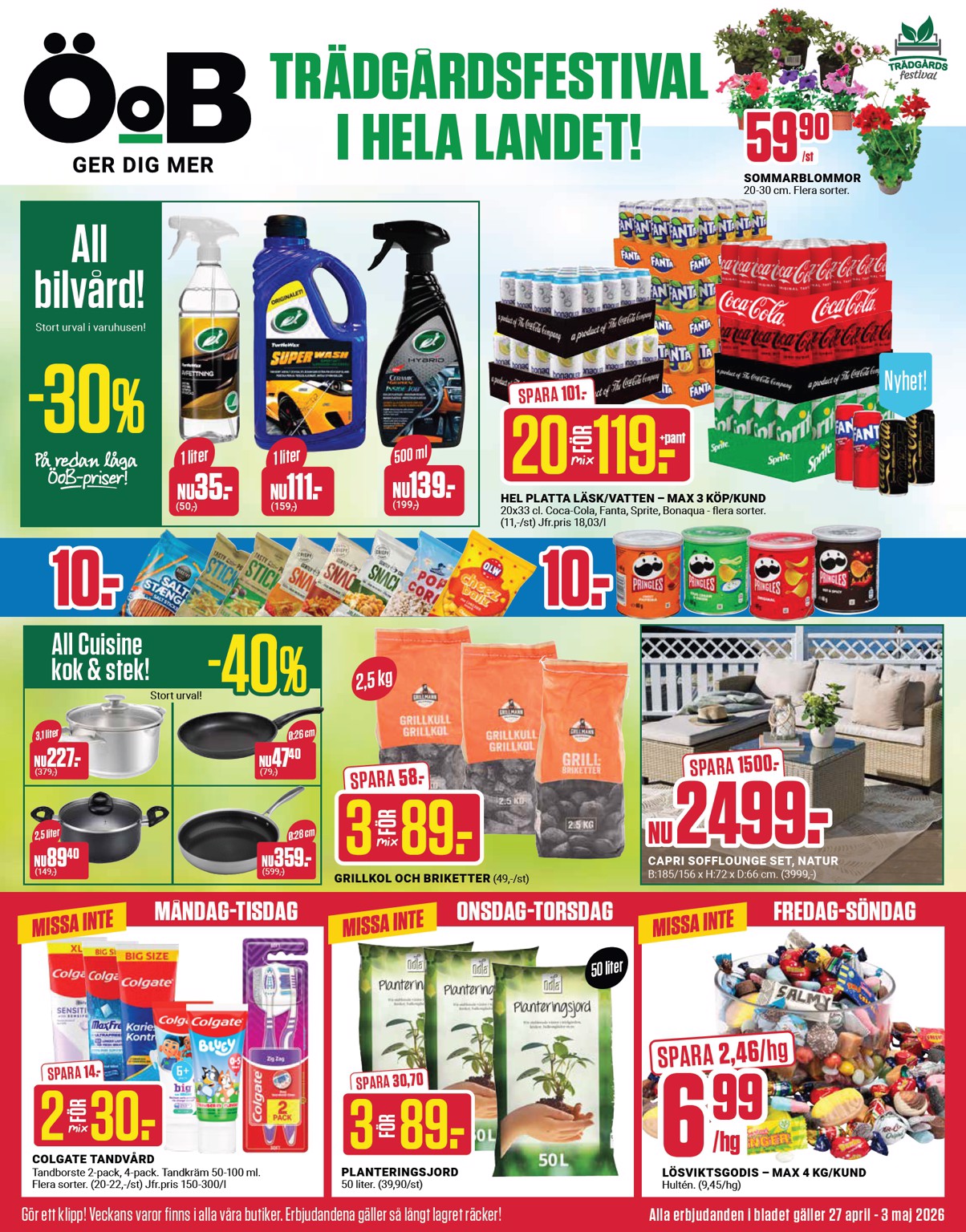 ÖoB reklamblad för nästa vecka från måndag 27/04/2026 till söndag 03/05/2026