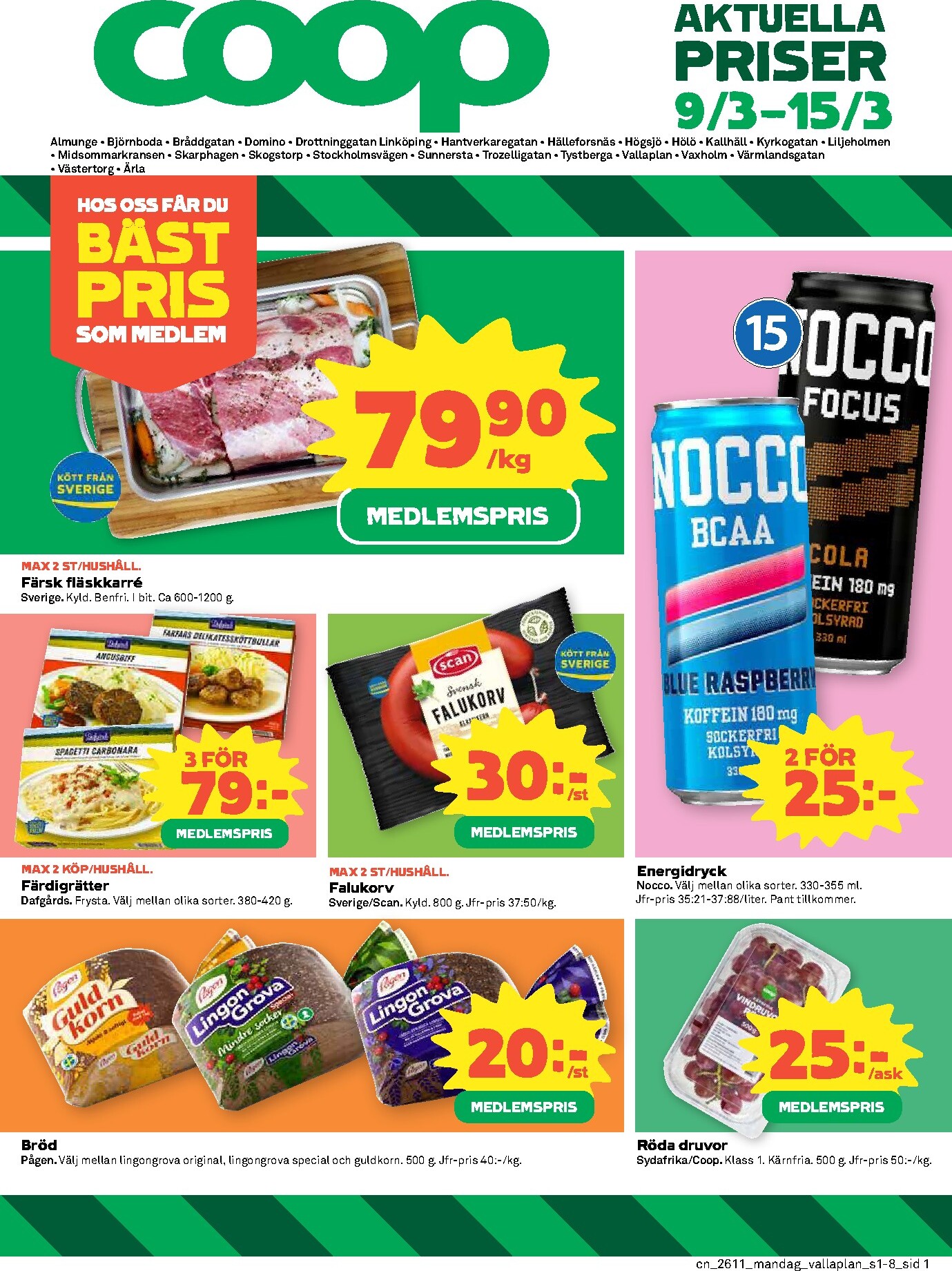 Coop-reklambladet giltigt från 09/03/2026 - 15/03/2026