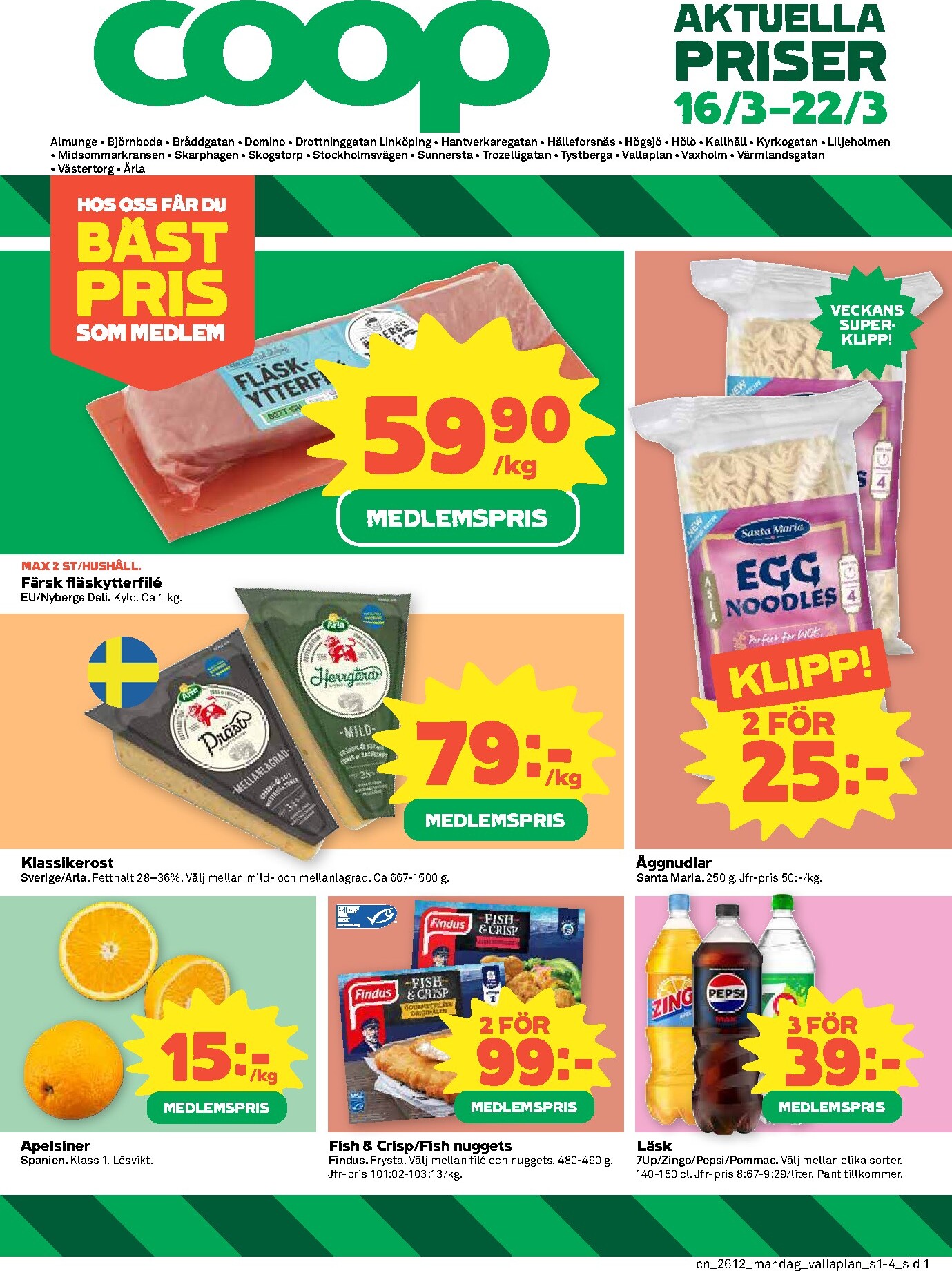 Coop-reklambladet giltigt från 16/03/2026 - 22/03/2026