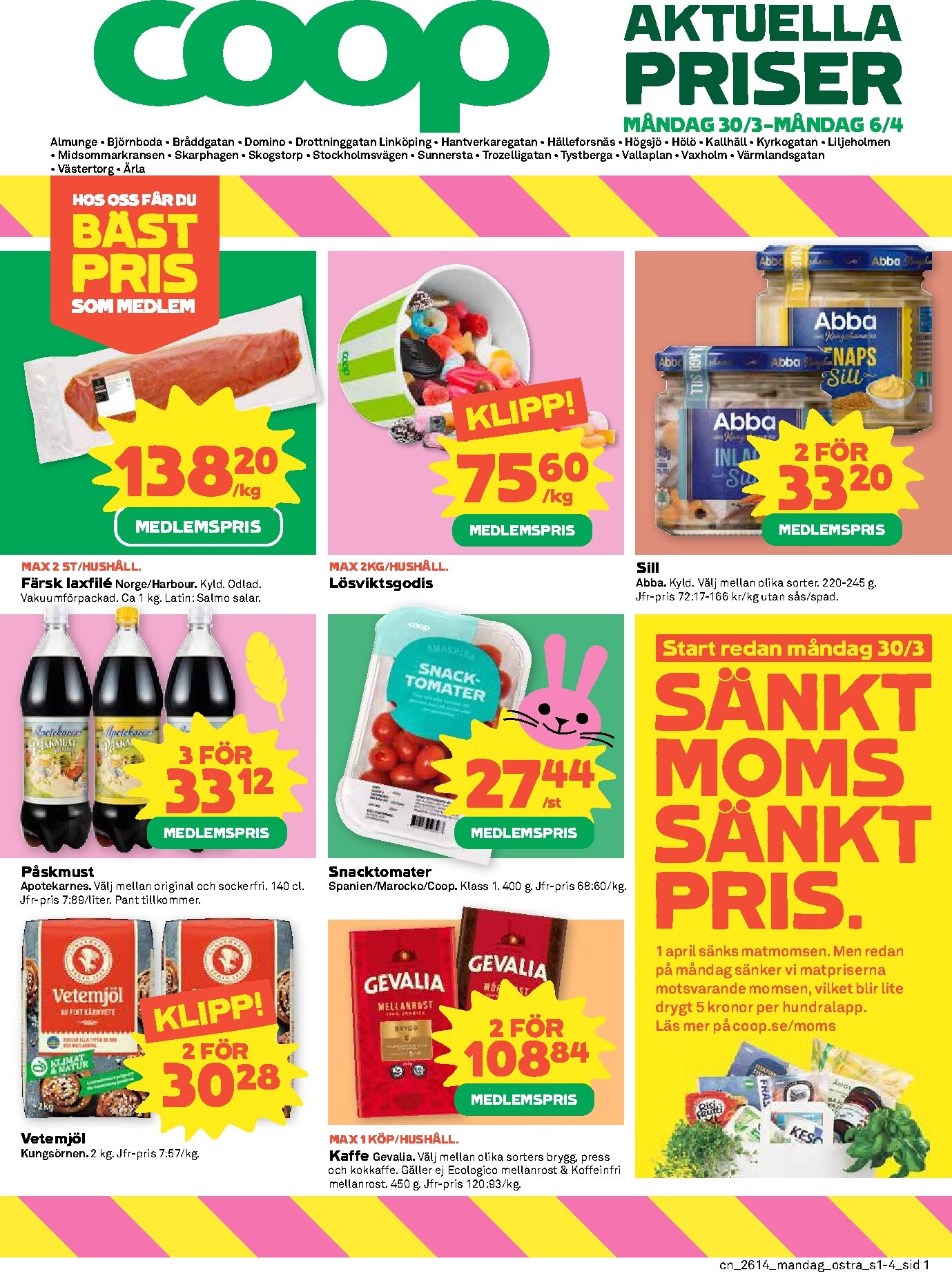 Coop-reklambladet giltigt från 30/03/2026 - 06/04/2026