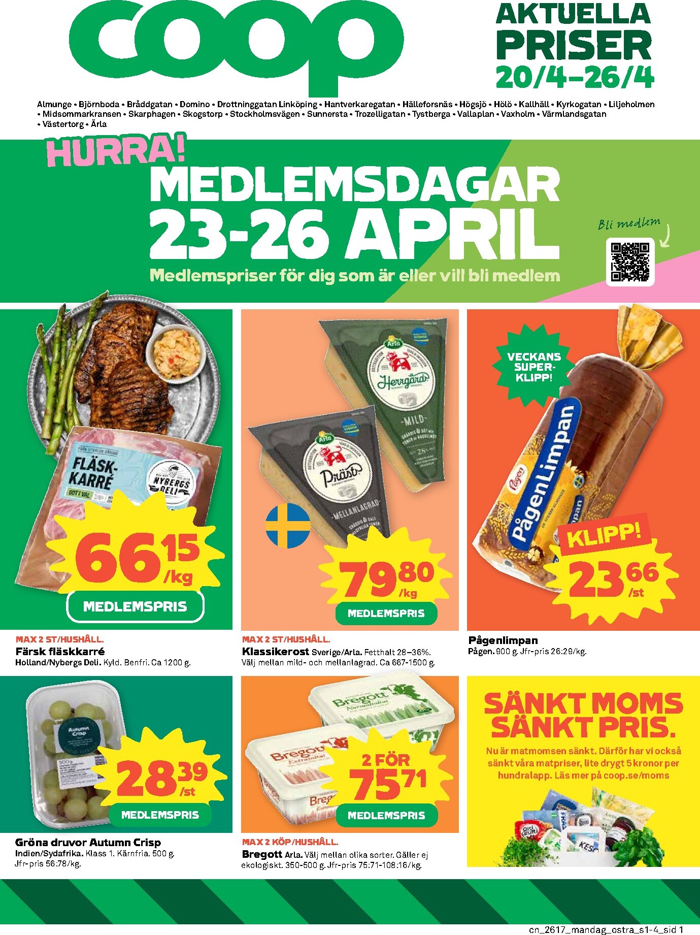 Coop reklamblad för nästa vecka från måndag 20/04/2026 till söndag 26/04/2026