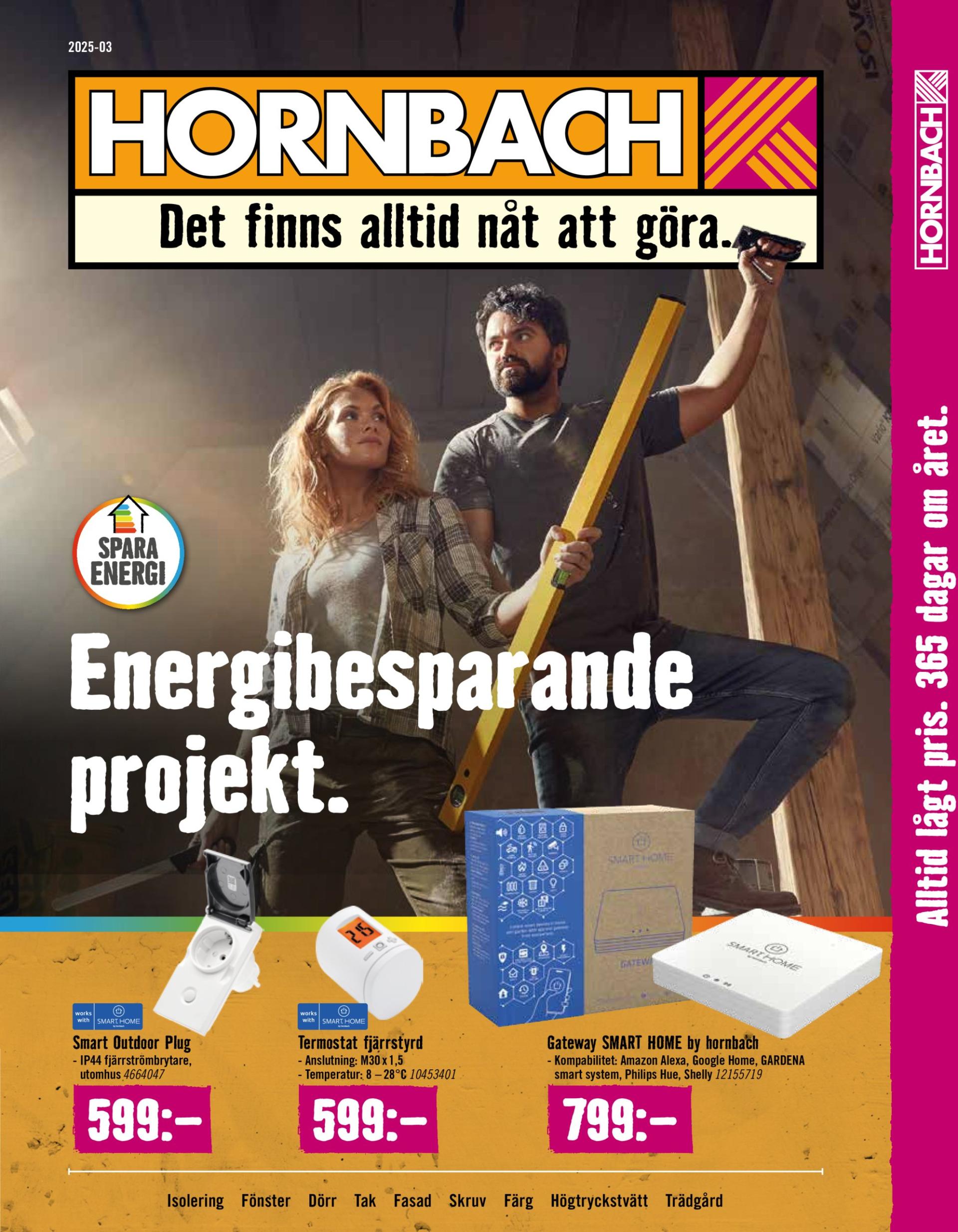Hornbach-reklambladet giltigt från 17/03 - 09/04