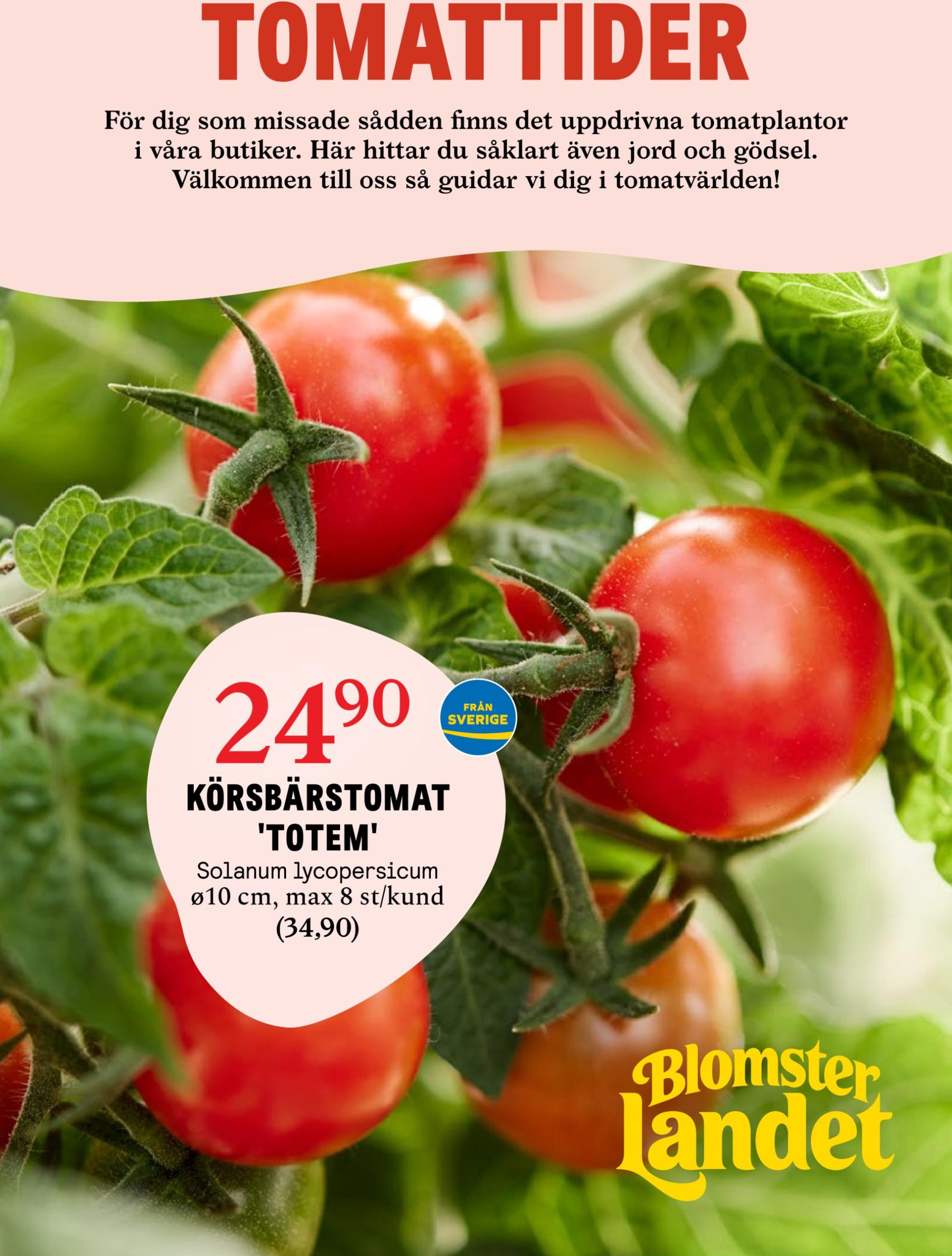 Blomster Landet-reklambladet giltigt från 28/04 - 04/05