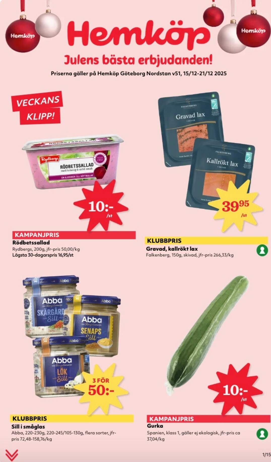 Fynda julens bästa erbjudanden hos LIDL, Willy's och Coop! Laxfilé, Prinskrov och Julmust till oslagbara priser - Upptäck hela listan med de senaste erbjudandena för idag, 2025-12-16