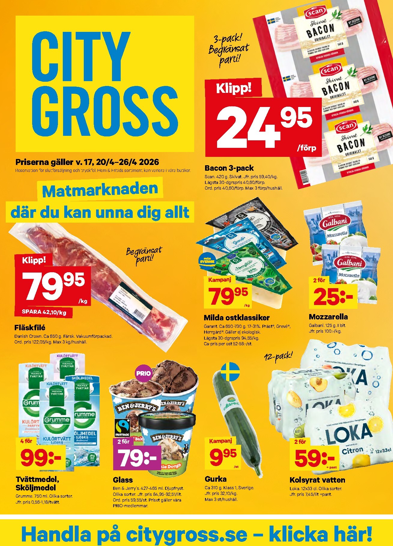 City Gross reklamblad för nästa vecka från måndag 20/04/2026 till söndag 26/04/2026