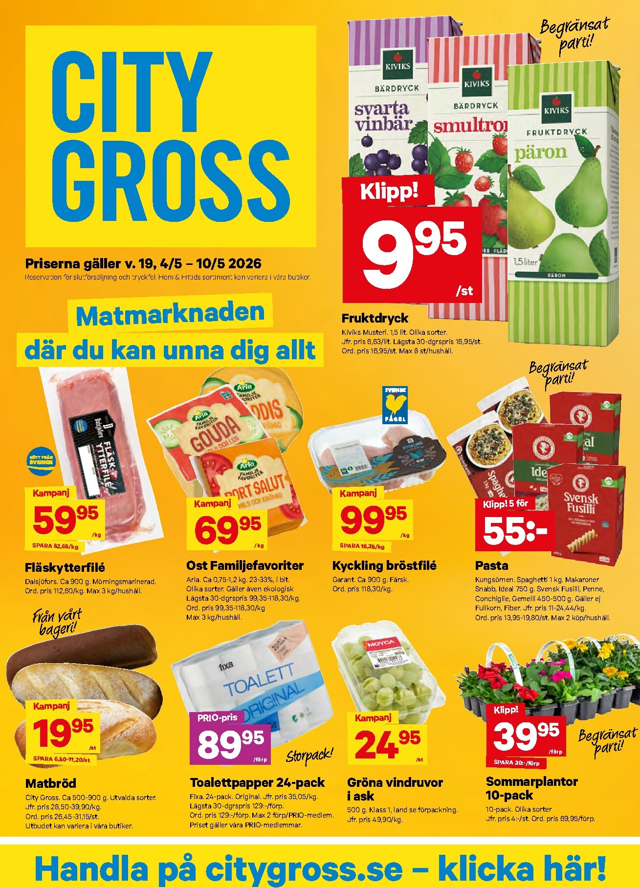 City Gross reklamblad för nästa vecka från måndag 04/05/2026 till söndag 10/05/2026