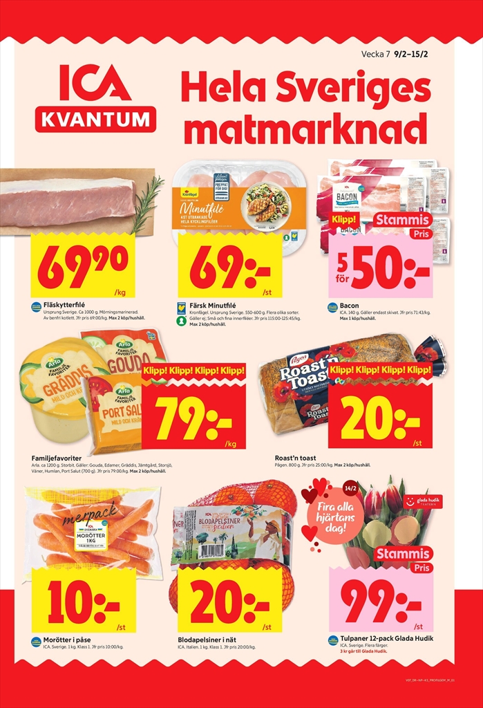 ICA Kvantum-reklambladet giltigt från 09/02/2026 - 15/02/2026
