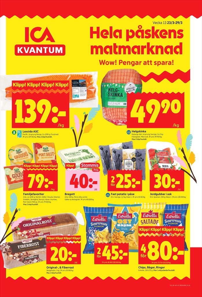 ICA Kvantum-reklambladet giltigt från 23/03/2026 - 29/03/2026