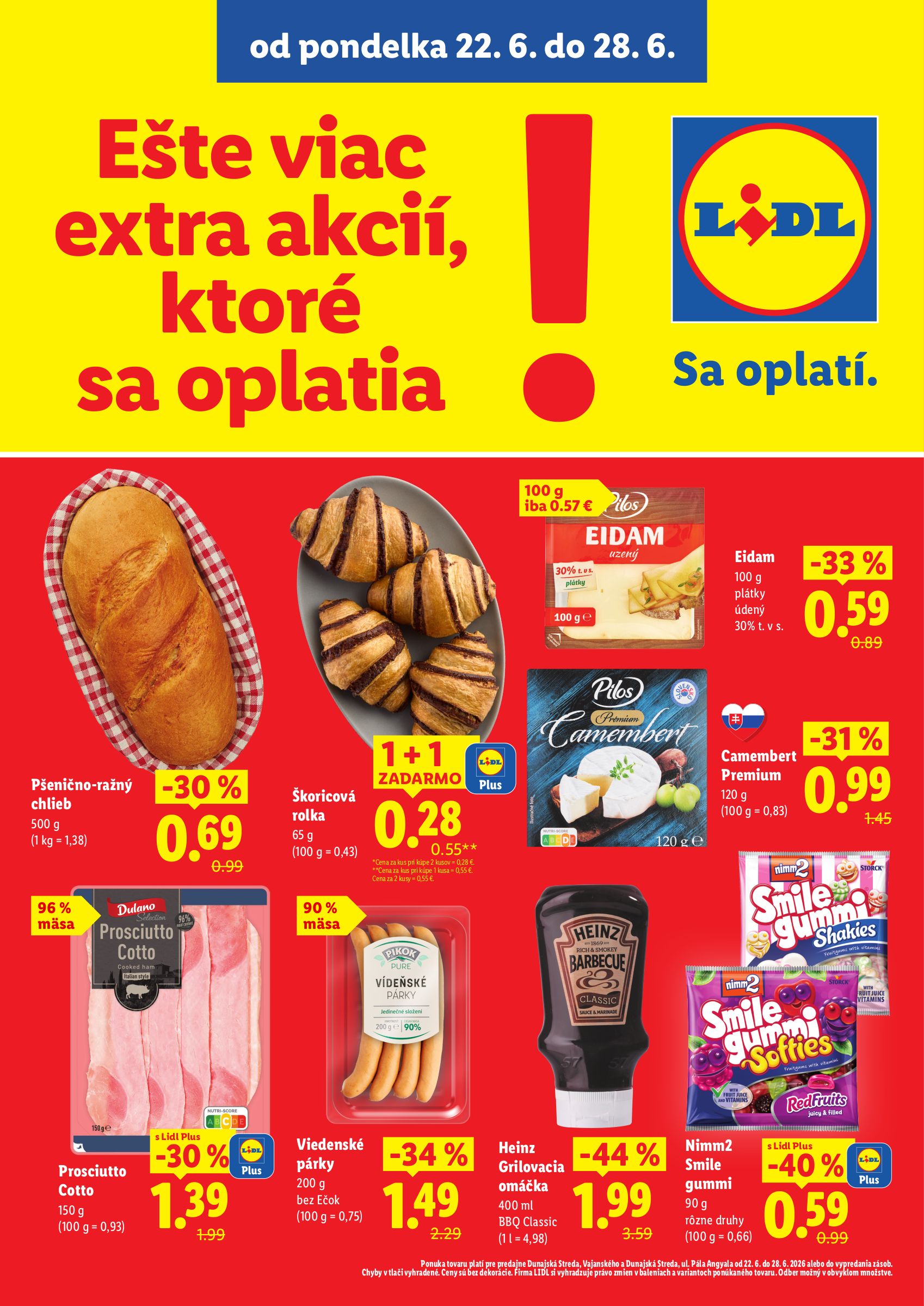 Nový Lidl leták od pondelka, 22.06.2026 do nedele, 28.06.2026