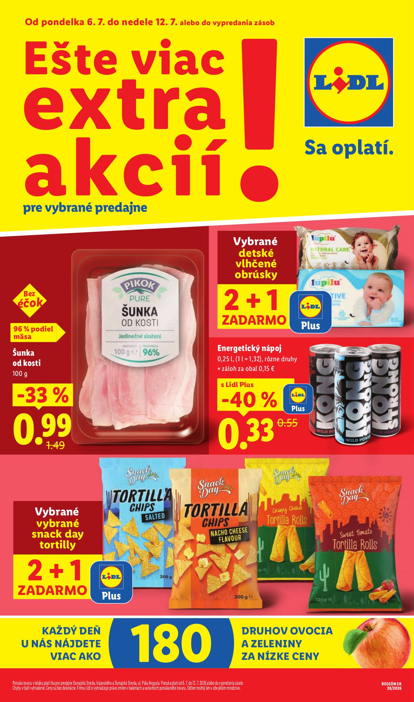 Nový Lidl leták od pondelka, 06.07.2026 do nedele, 12.07.2026