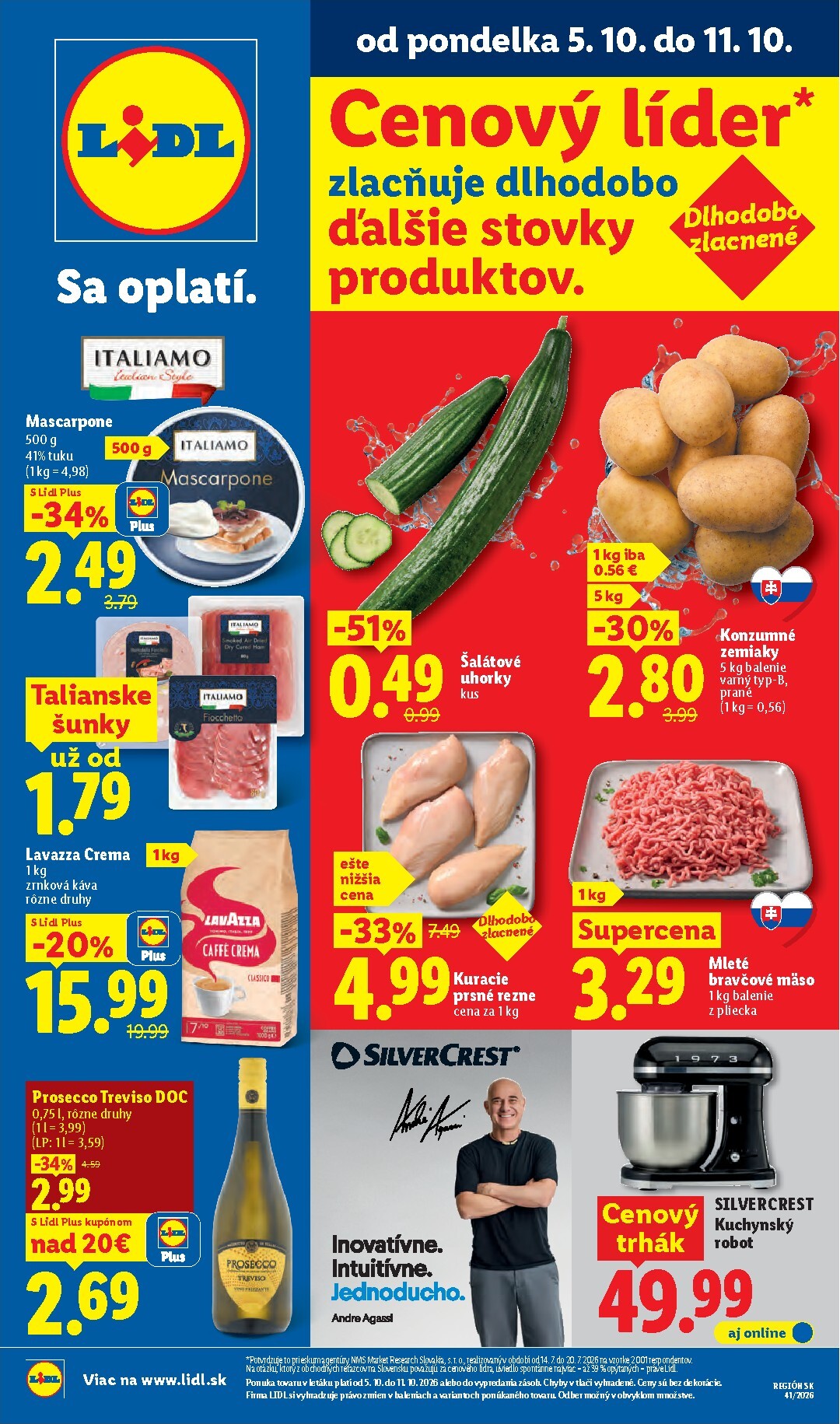 Aktuálny Lidl leták od pondelka, 05.10.2026 do nedele, 11.10.2026