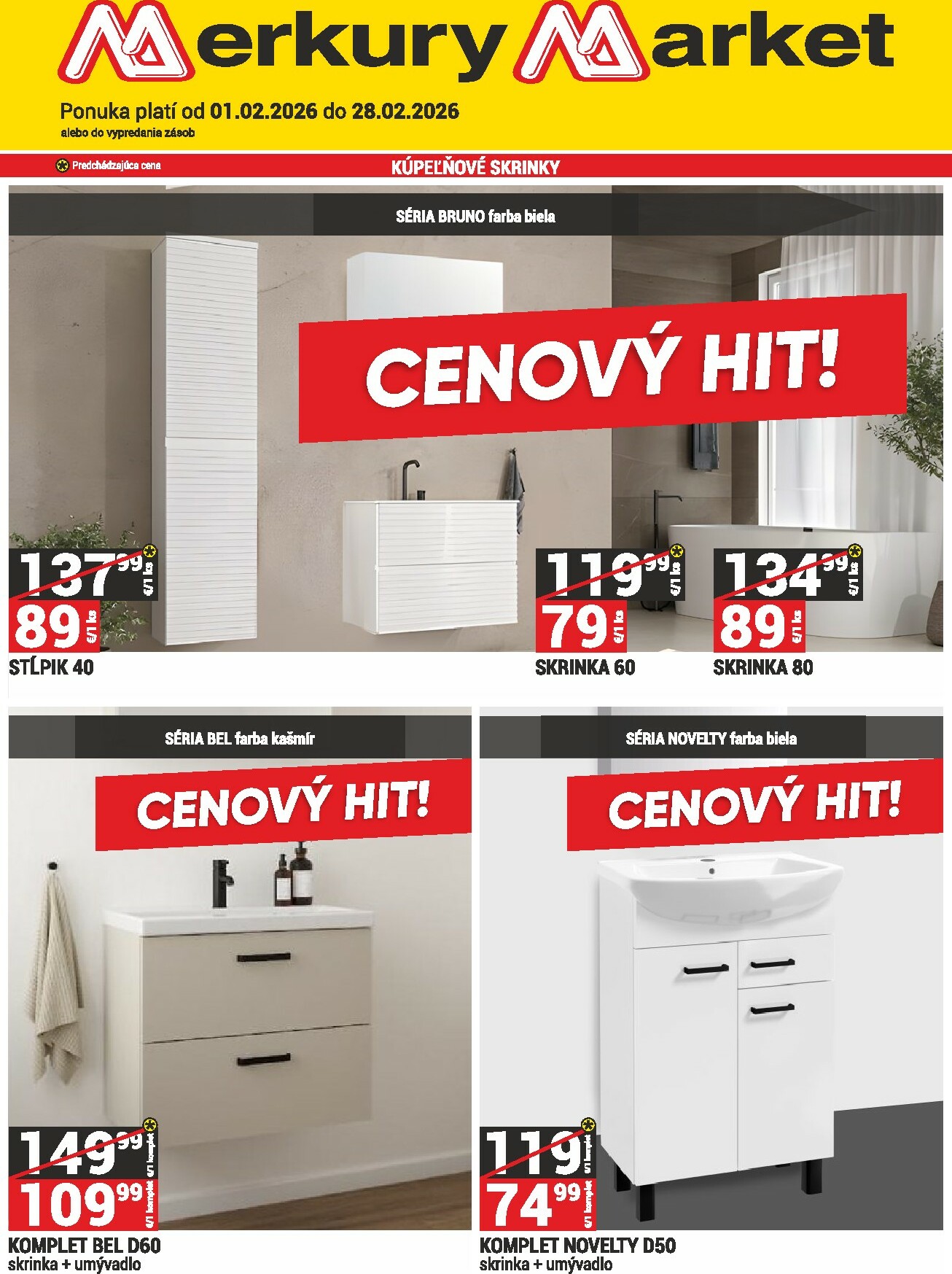 Leták Merkury Market platný od 01.02.2026 do 28.02.2026