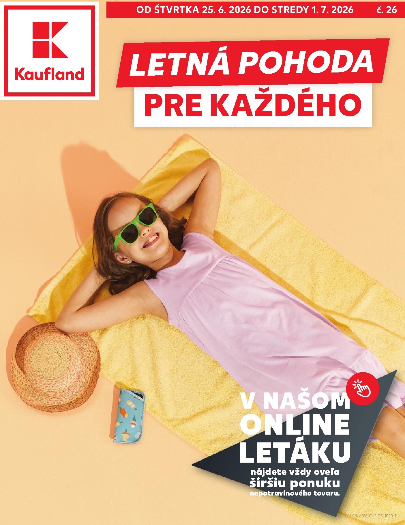 Nový Kaufland - Letná pohoda leták od štvrtka, 25.06.2026 do stredy, 01.07.2026