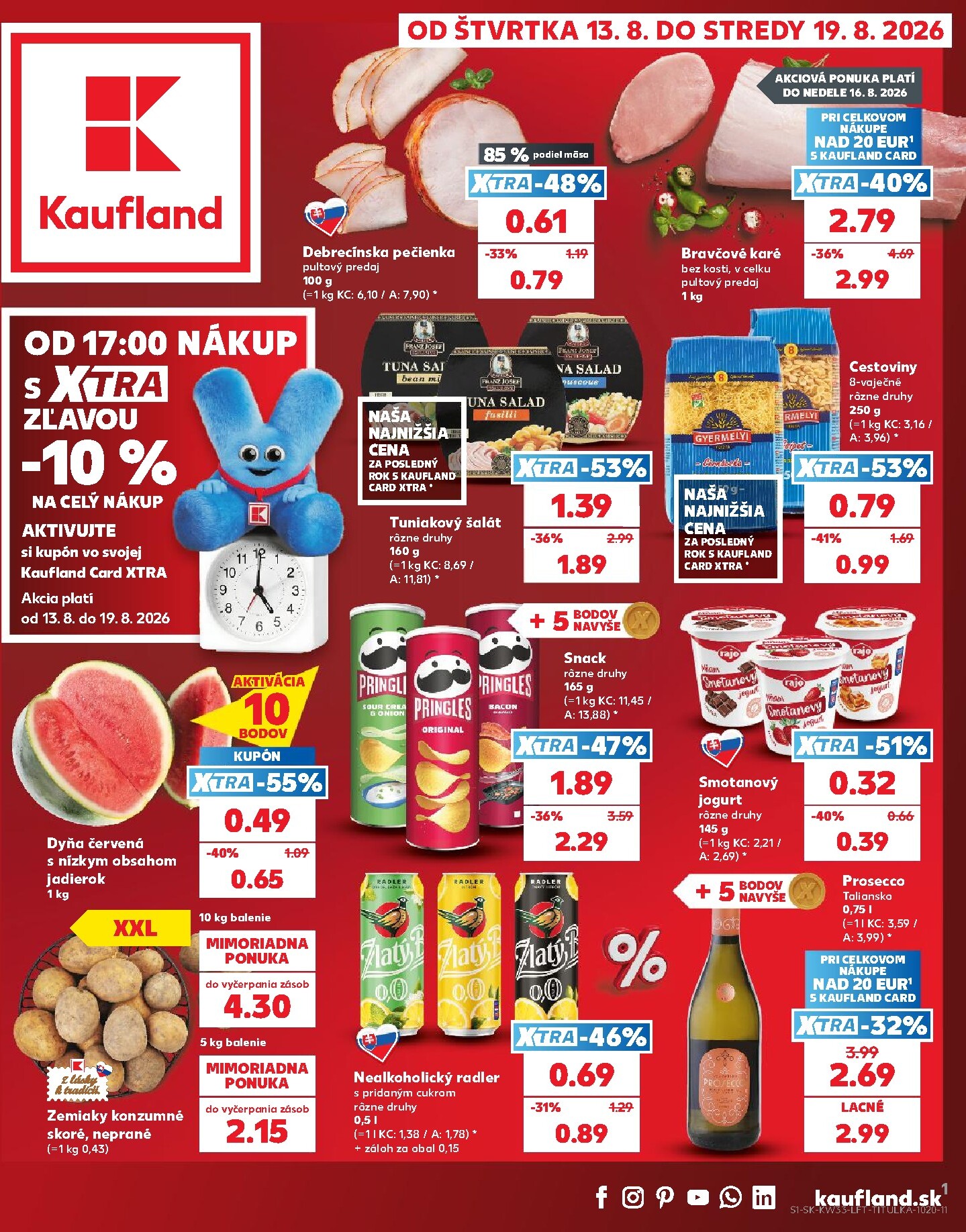 Nový Kaufland leták od štvrtka, 13.08.2026 do stredy, 19.08.2026