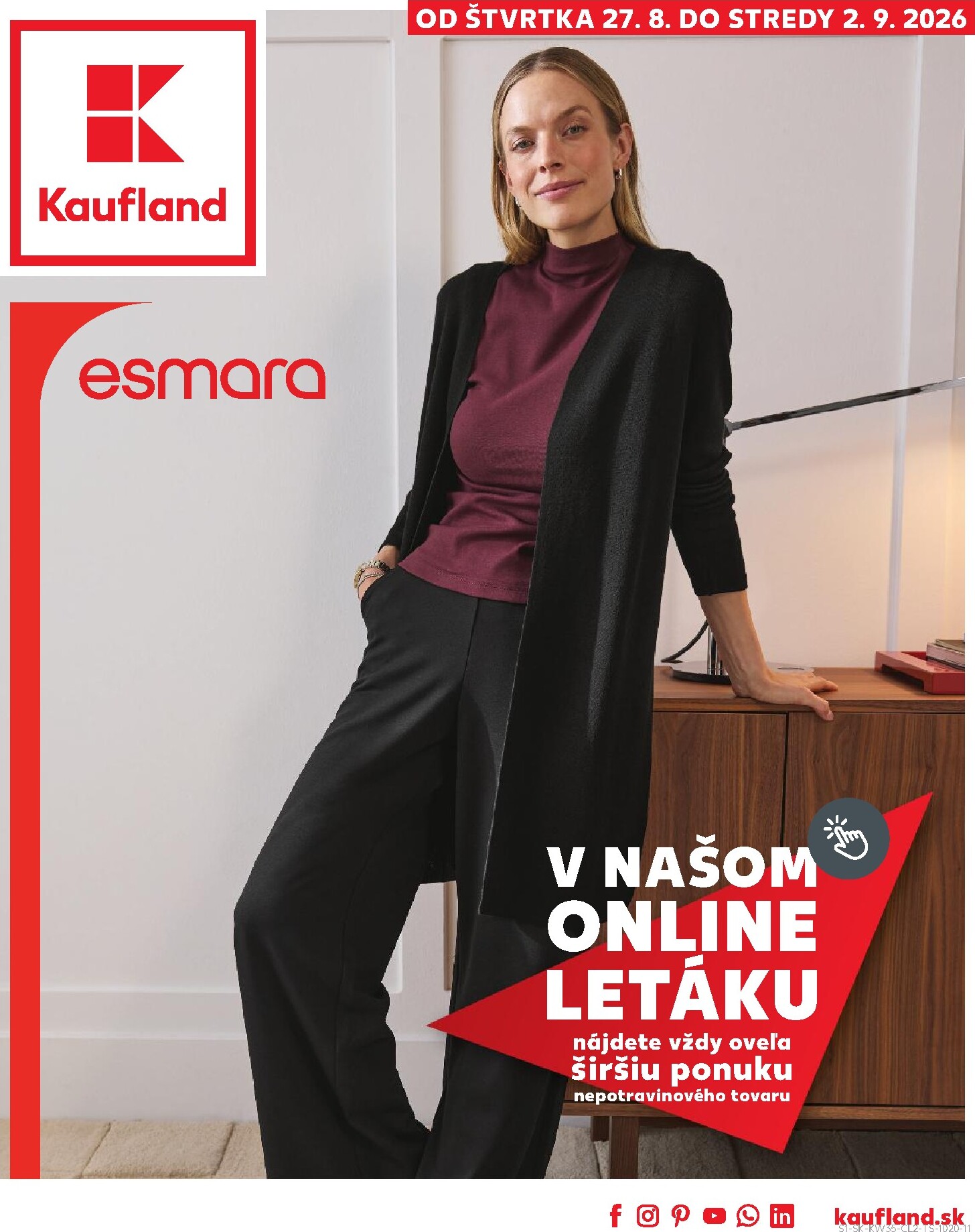 Nový Kaufland leták od štvrtka, 27.08.2026 do stredy, 02.09.2026