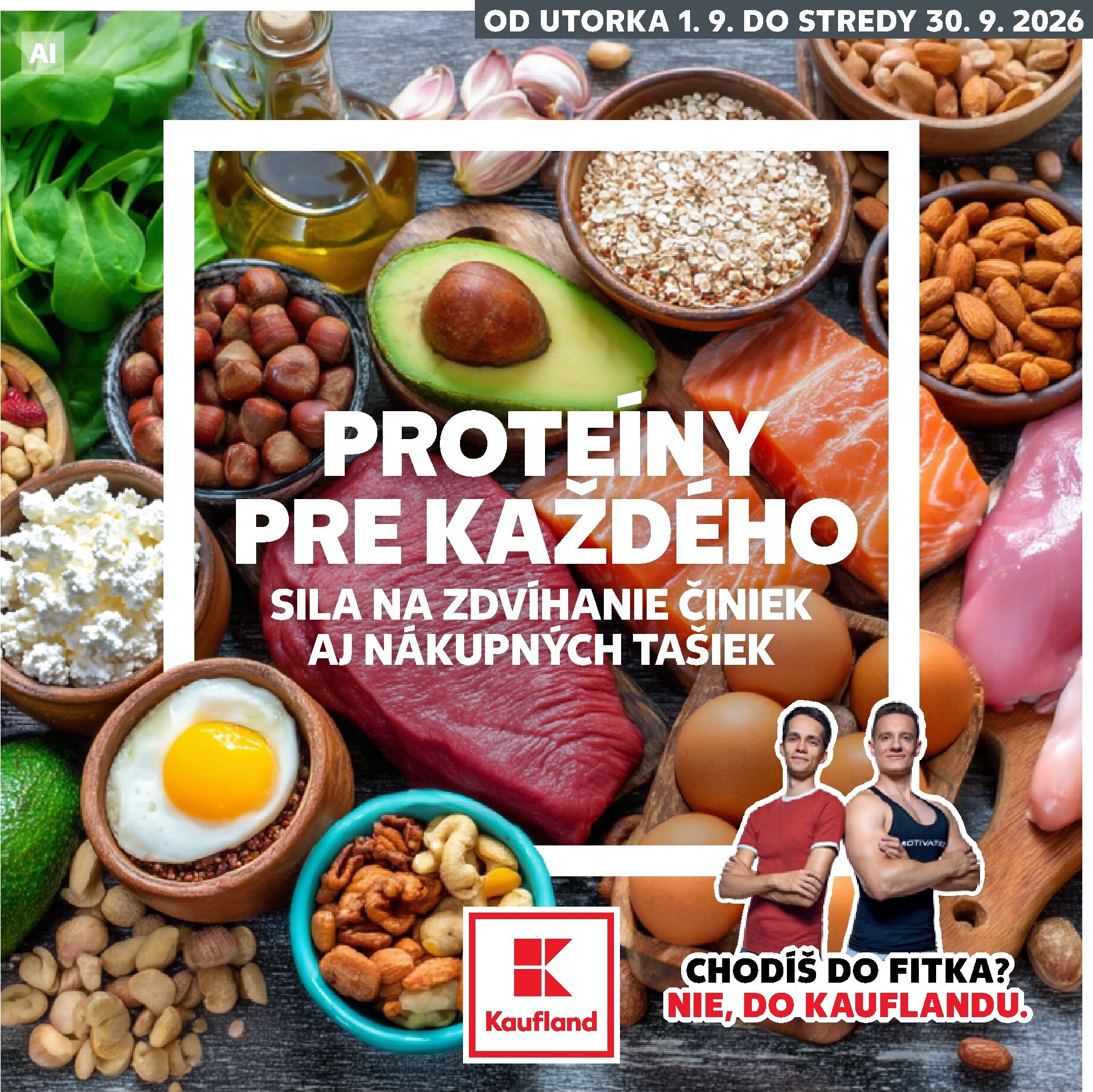 Aktuálny Kaufland leták od utorka, 01.09.2026 do stredy, 30.09.2026