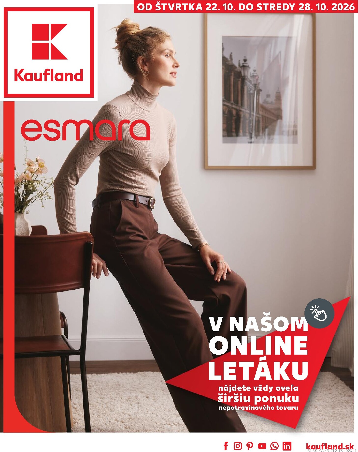 Nový Kaufland leták od štvrtka, 22.10.2026 do stredy, 28.10.2026