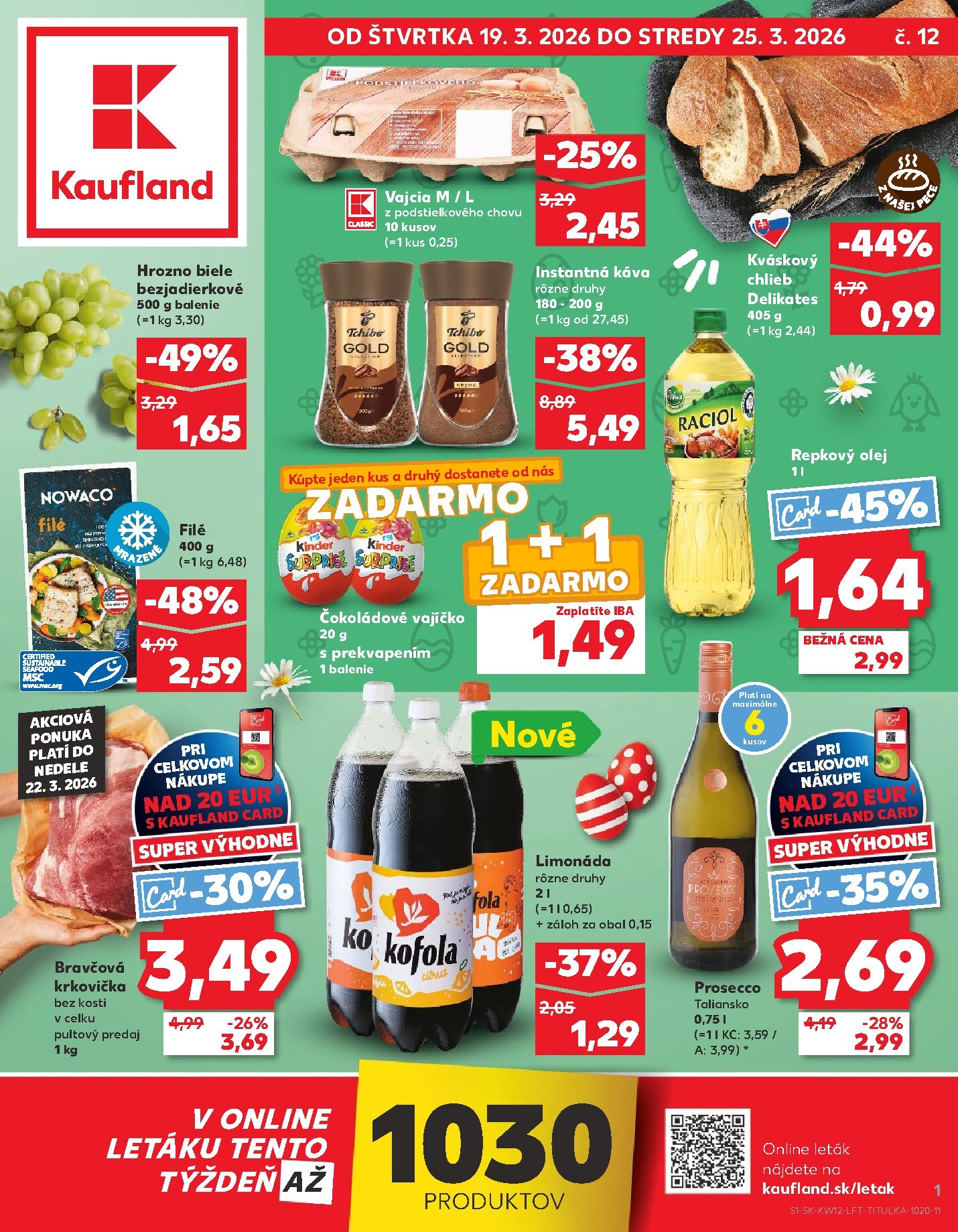 Leták Kaufland platný od 19.03.2026 do 25.03.2026