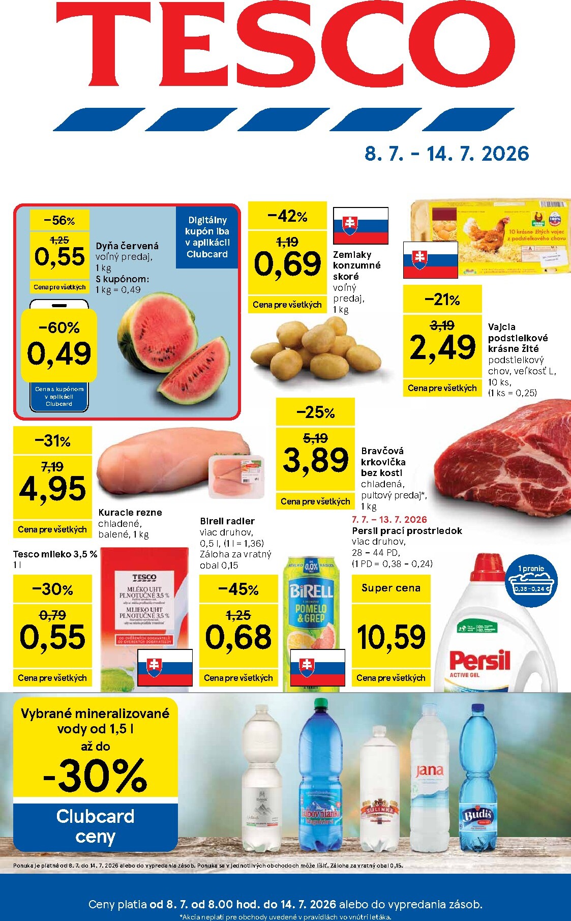 Nový Tesco leták od stredy, 08.07.2026 do utorka, 14.07.2026