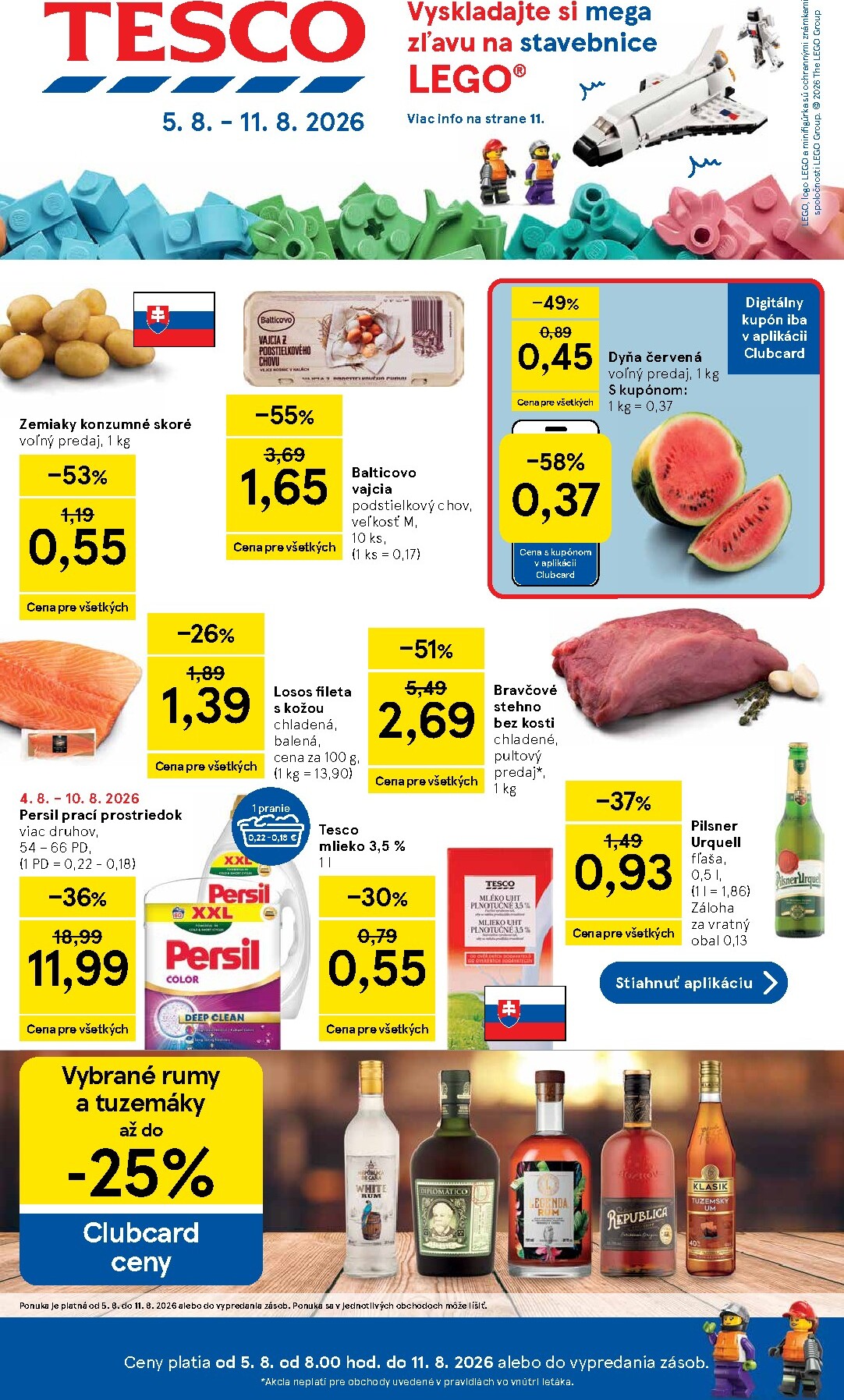 Nový Tesco leták od stredy, 05.08.2026 do utorka, 11.08.2026