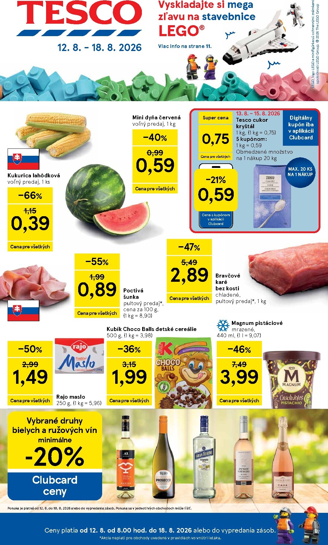 Nový Tesco leták od stredy, 12.08.2026 do utorka, 18.08.2026