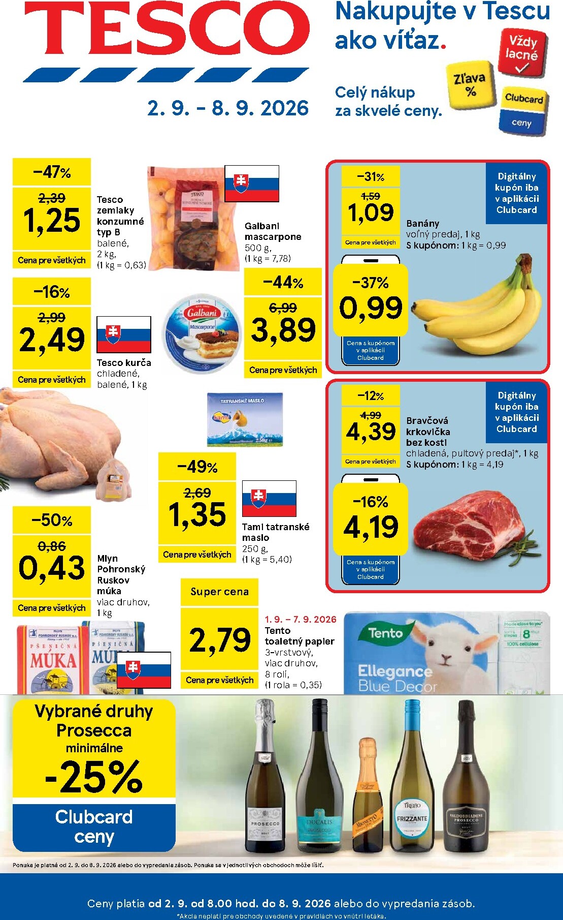 Nový Tesco leták od stredy, 02.09.2026 do utorka, 08.09.2026