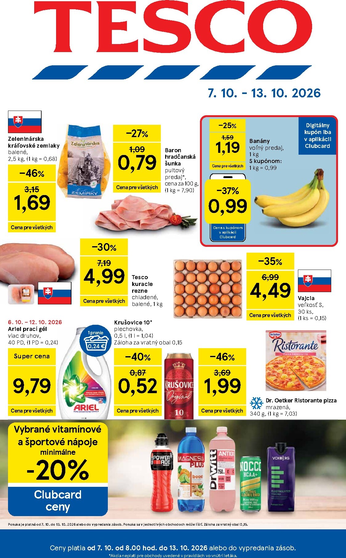 Nový Tesco leták od stredy, 07.10.2026 do utorka, 13.10.2026