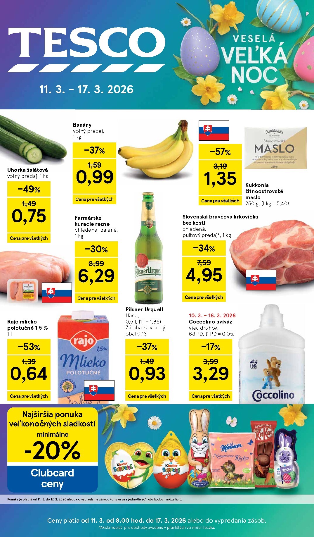 Leták Tesco platný od 11.03.2026 do 17.03.2026