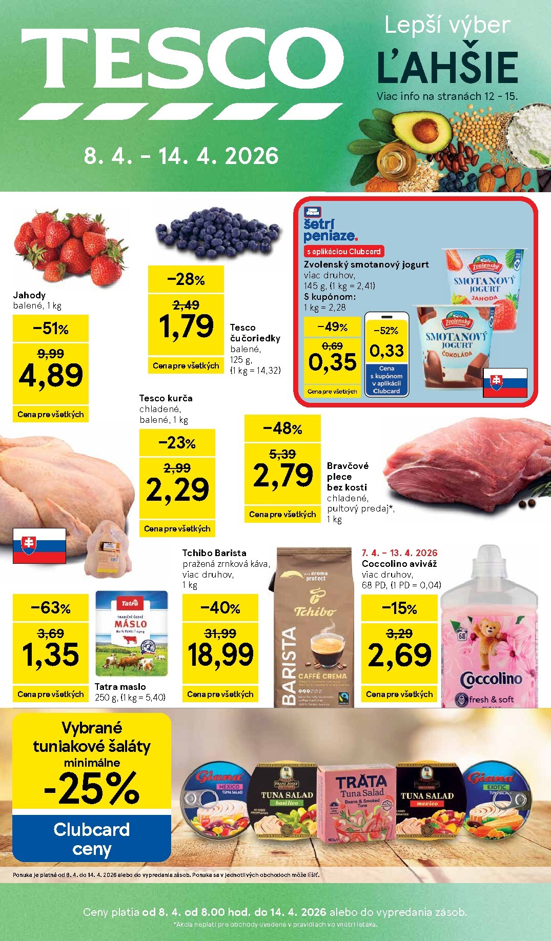 Leták Tesco platný od 08.04.2026 do 14.04.2026