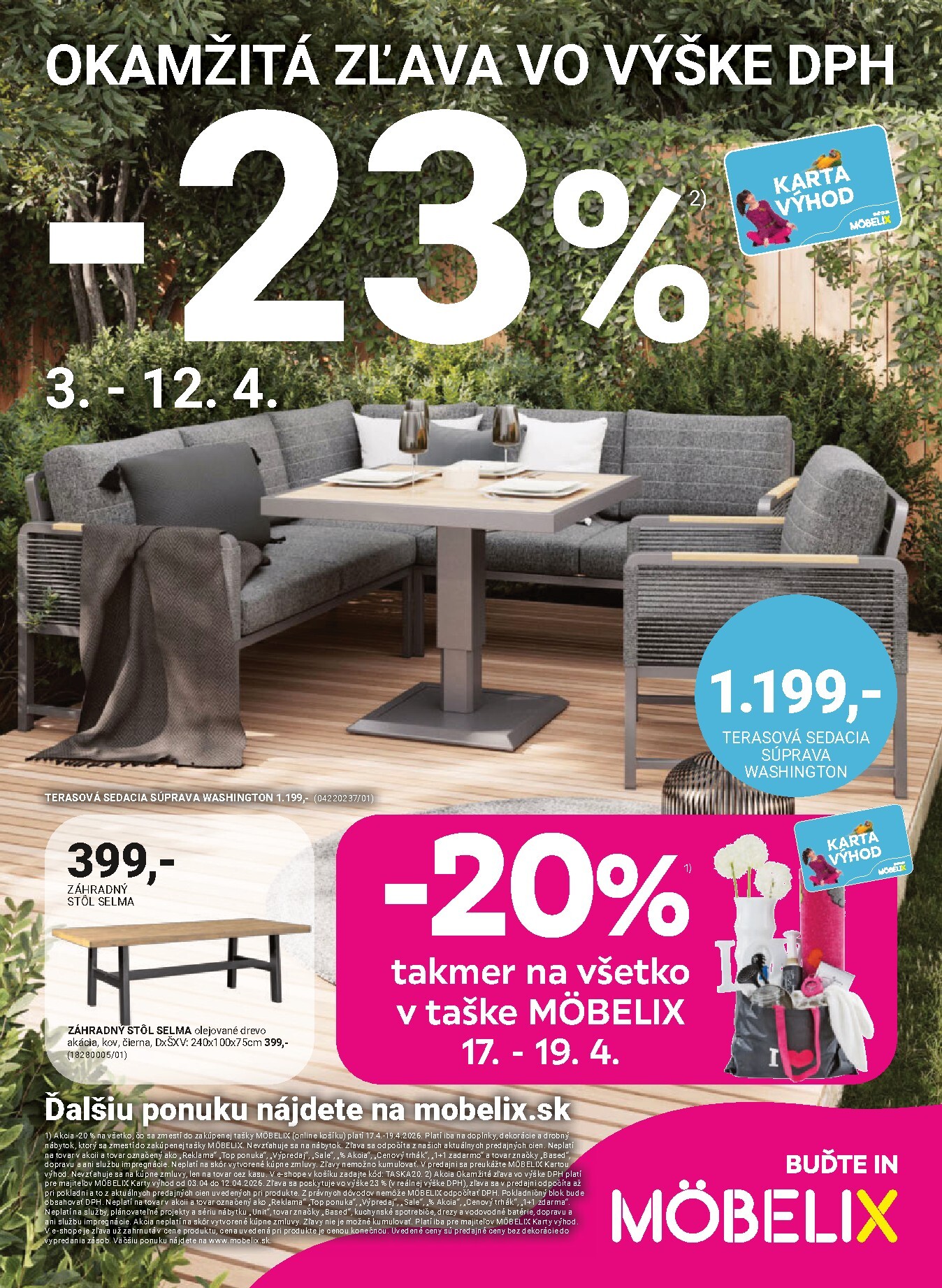 Leták Möbelix platný od 06.04.2026 do 10.05.2026