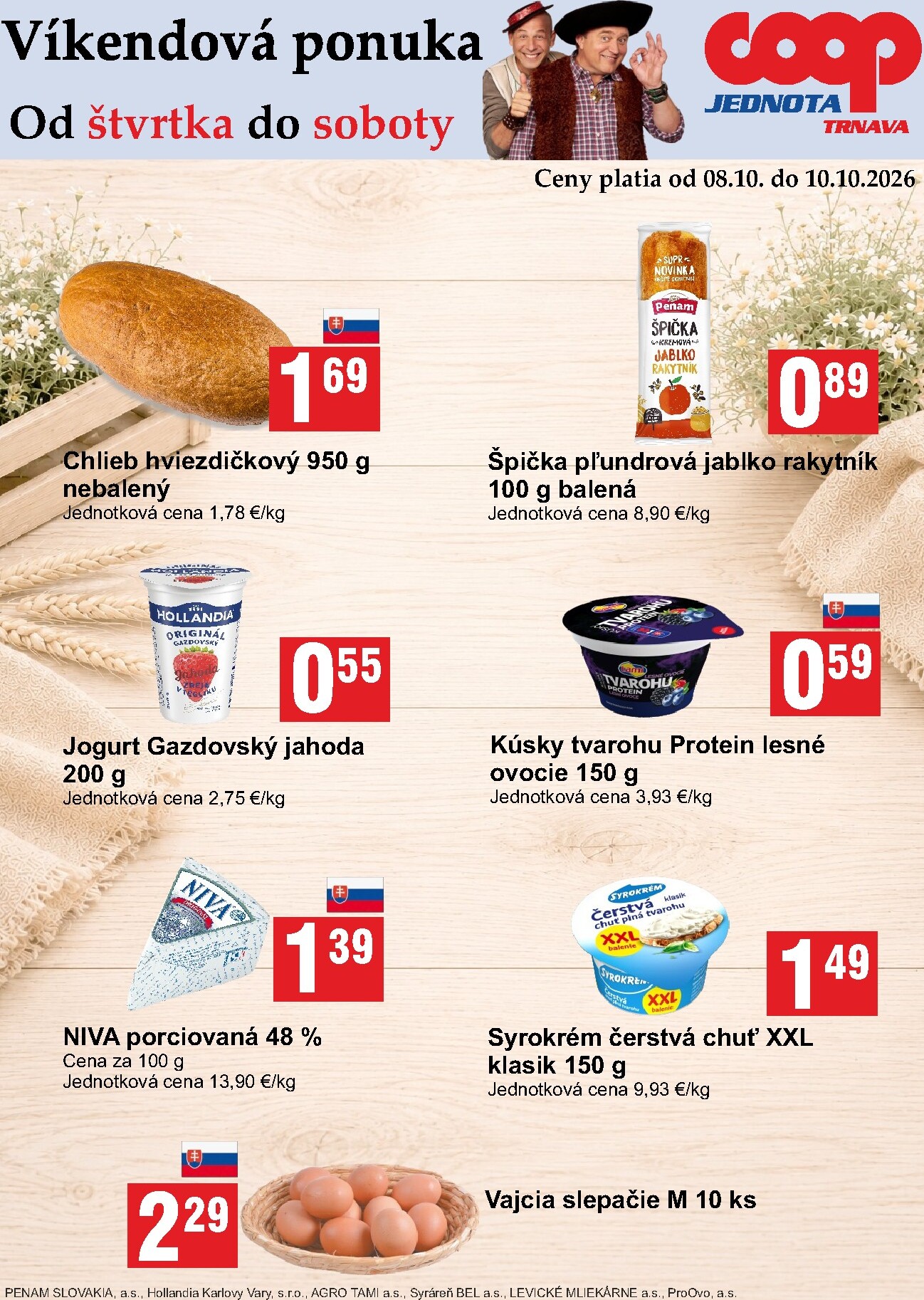 Nový COOP Jednota - Trnava leták od štvrtka, 08.10.2026 do soboty, 10.10.2026