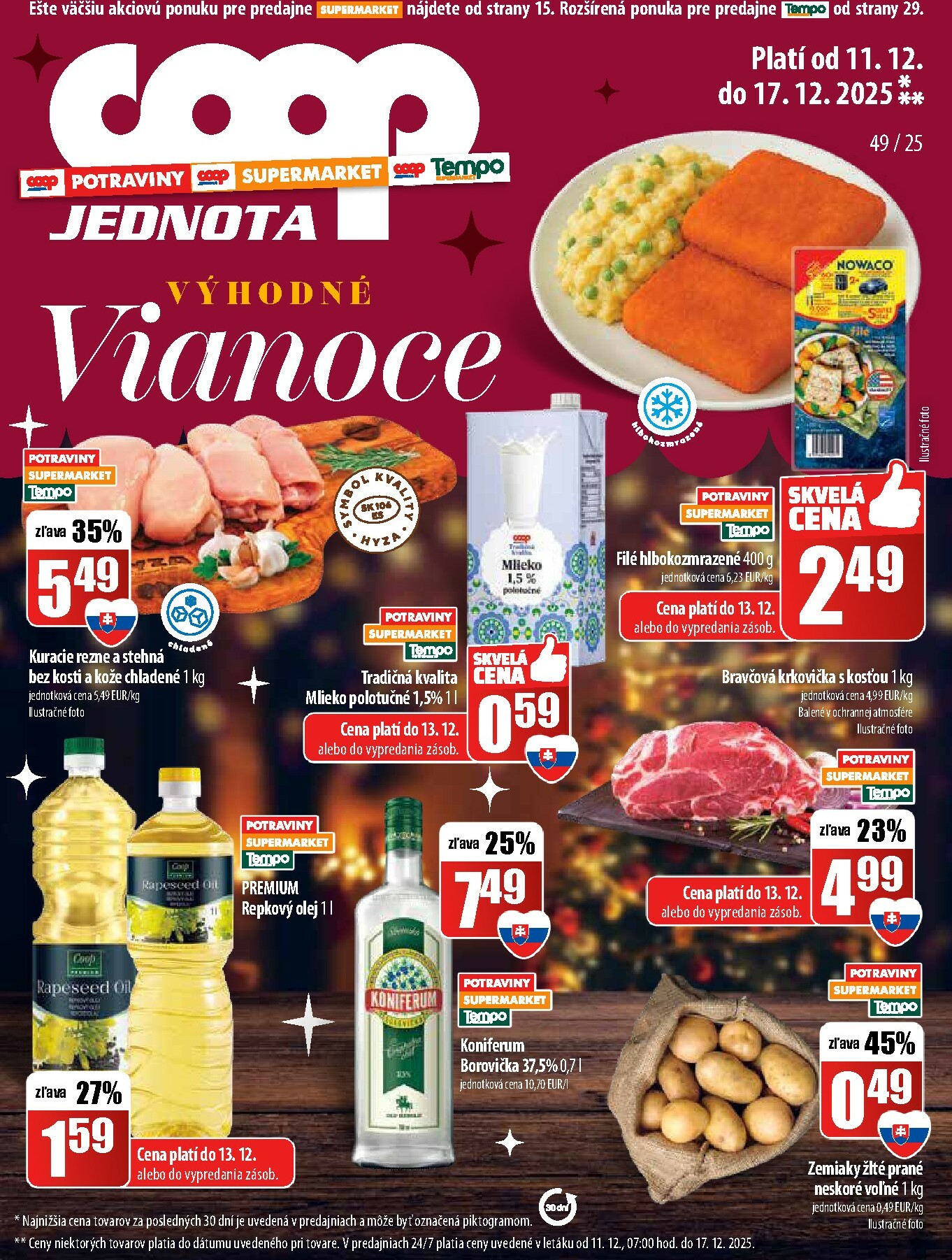 Ohromujúce zľavy v LIDL: Guacamole - 1,79 €, Kaufland: Pomaranče - 1,09 €, Tesco: Zemáky konzumné - 0,42 €. Dnes 11. 12. 2025 - najnovšie akcie a zľavy!