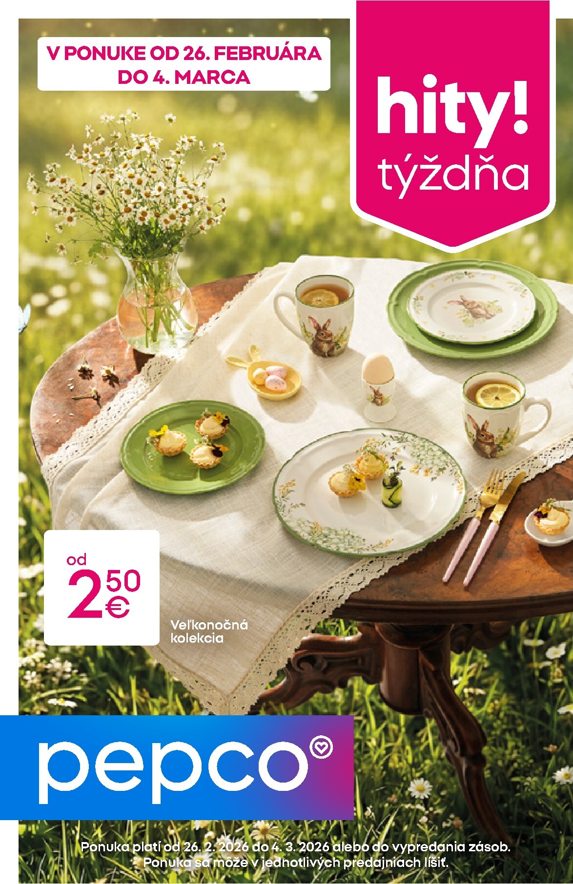 Leták Pepco platný od 26.02.2026 do 04.03.2026
