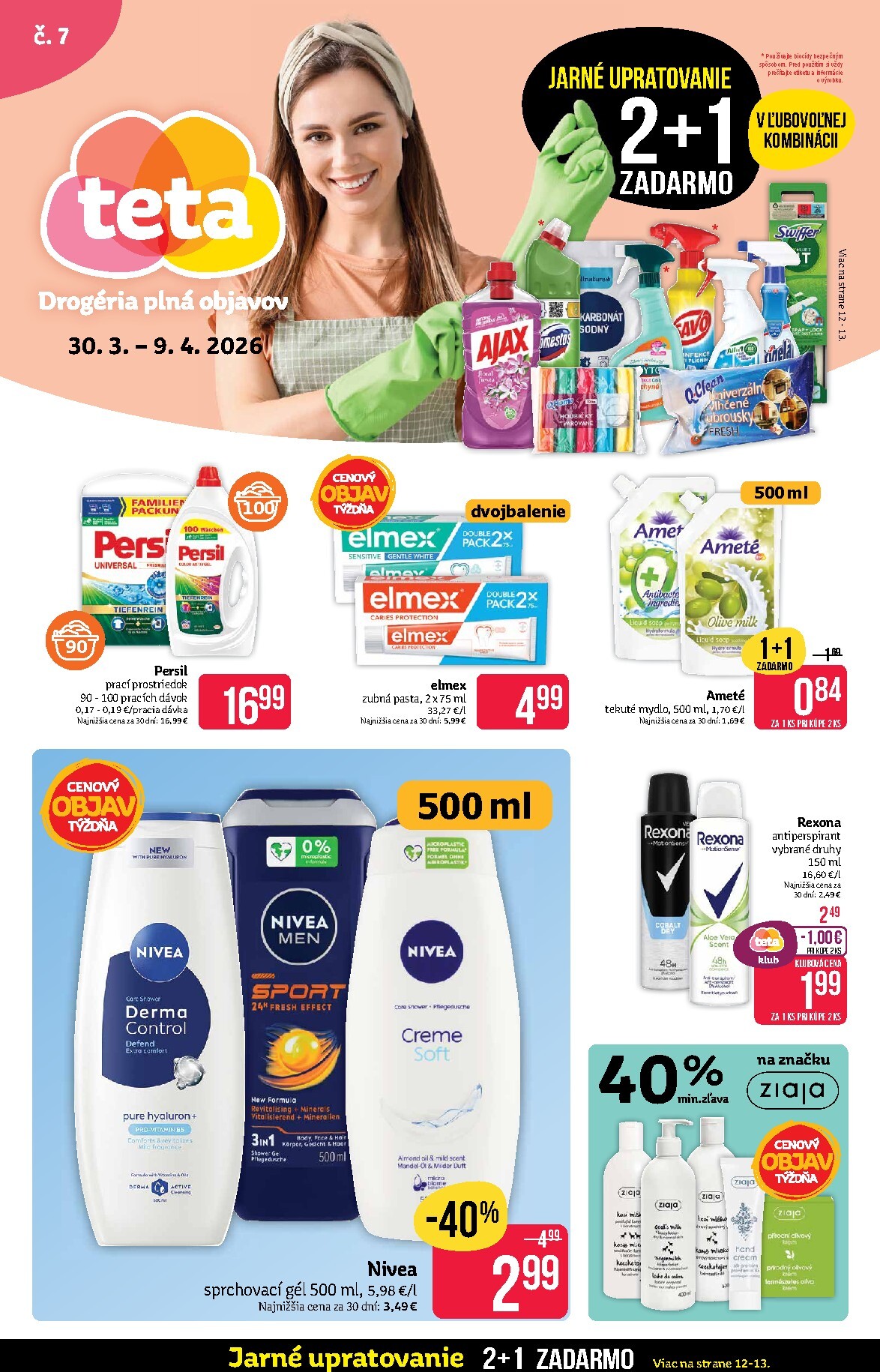 Leták Teta drogerie platný od 30.03.2026 do 09.04.2026