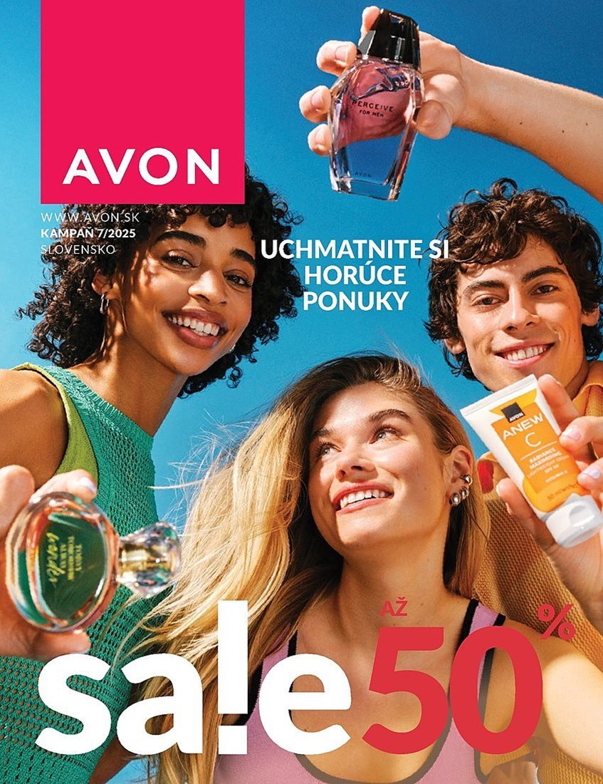 Leták Avon platný od 01.07. do 31.07.