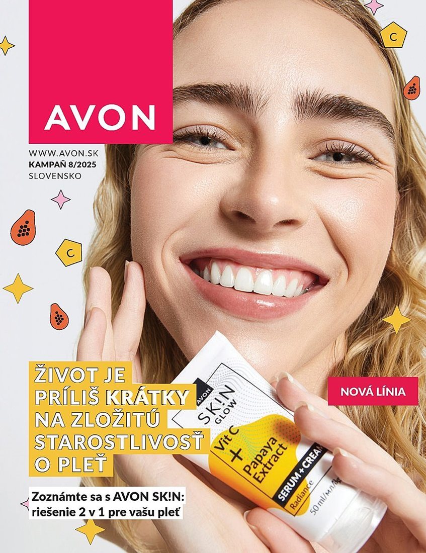 Leták Avon platný od 01.08. do 31.08.