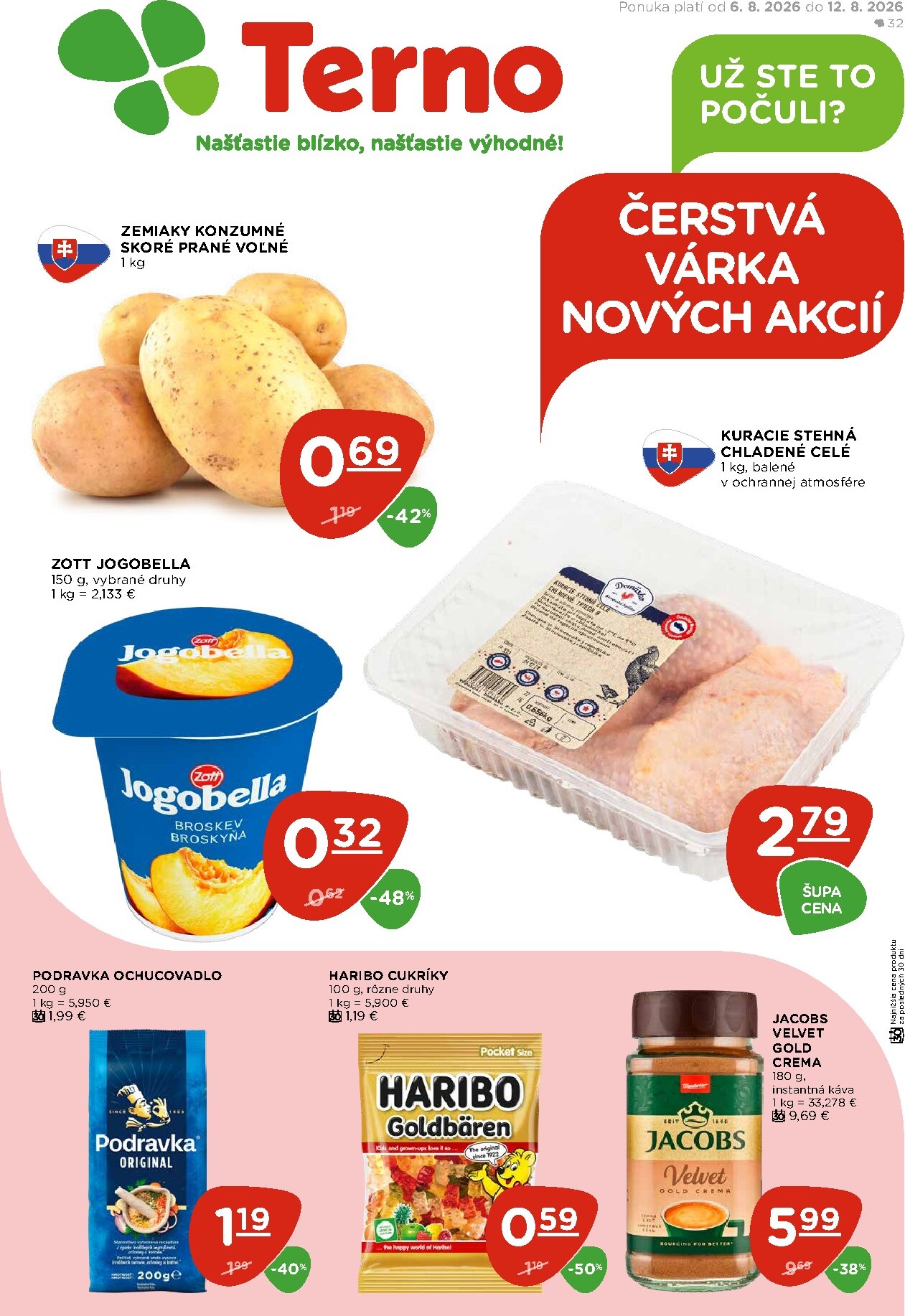 Nový Terno leták od štvrtka, 06.08.2026 do stredy, 12.08.2026