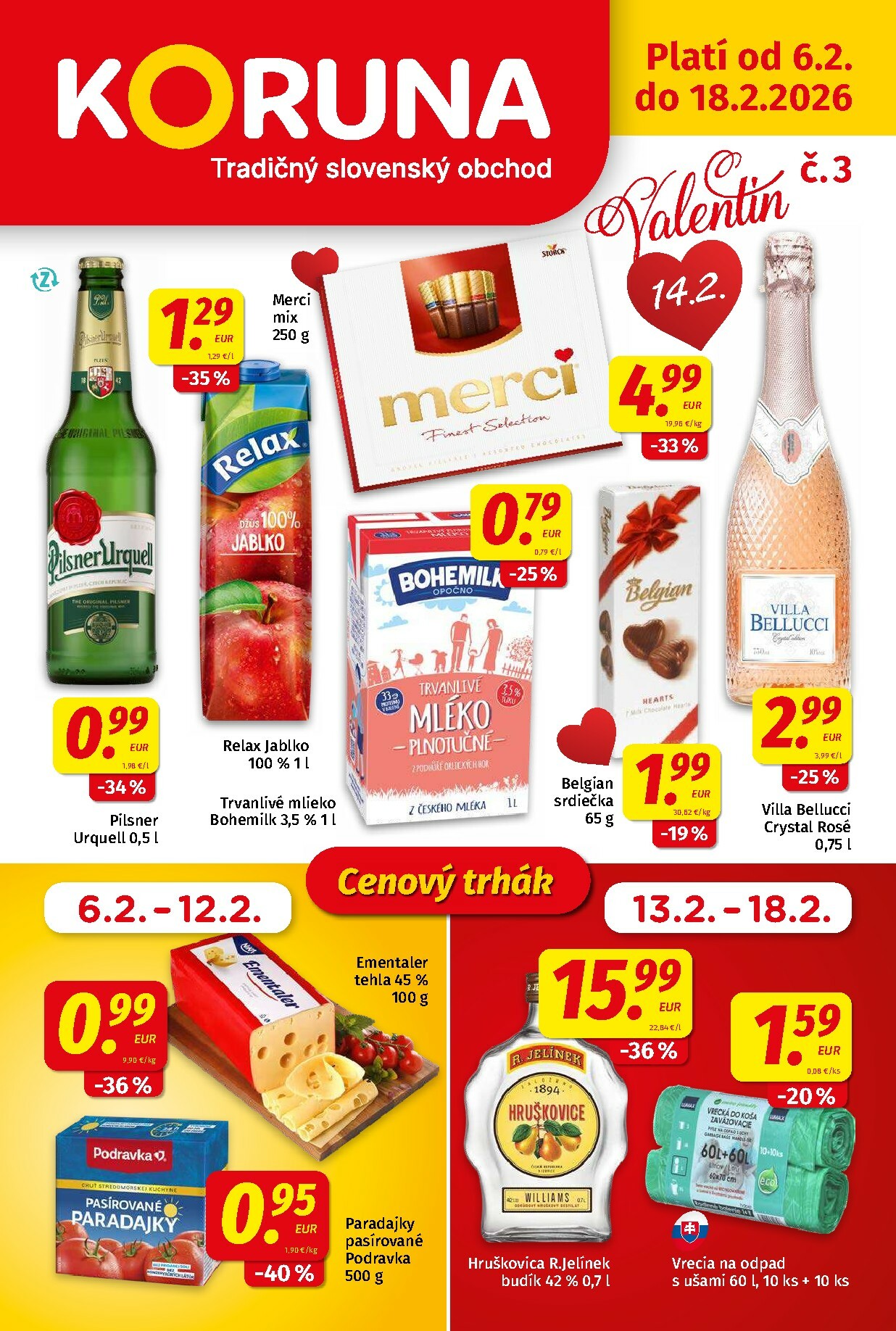 Leták Koruna platný od 06.02.2026 do 18.02.2026