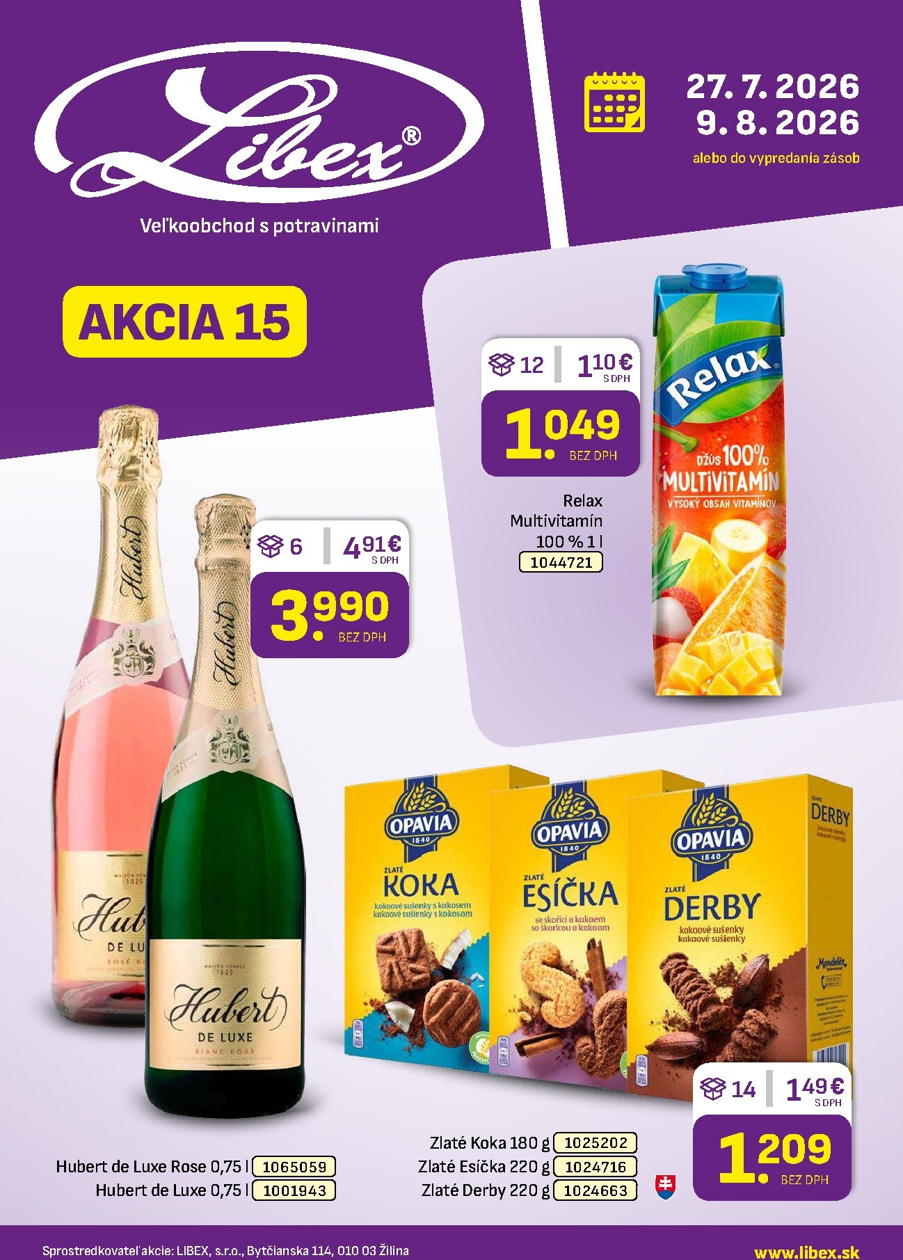 Nový Libex leták od pondelka, 27.07.2026 do nedele, 09.08.2026