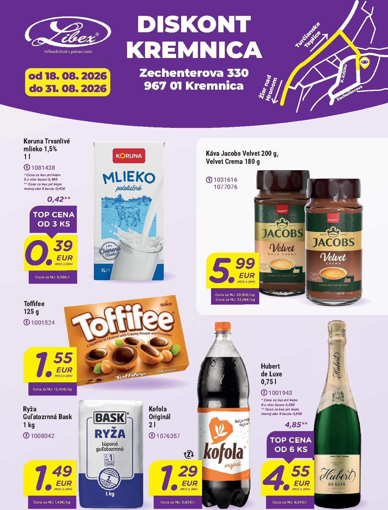 Nový Libex leták od utorka, 18.08.2026 do pondelka, 31.08.2026