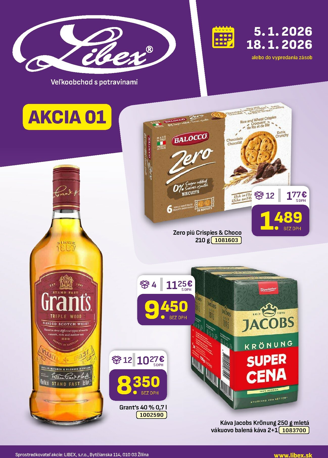 Leták Libex platný od 05.01. do 18.01.