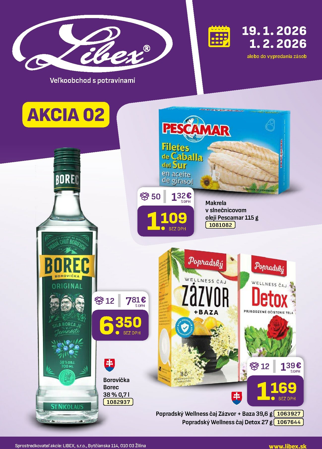 Leták Libex platný od 19.01. do 01.02.