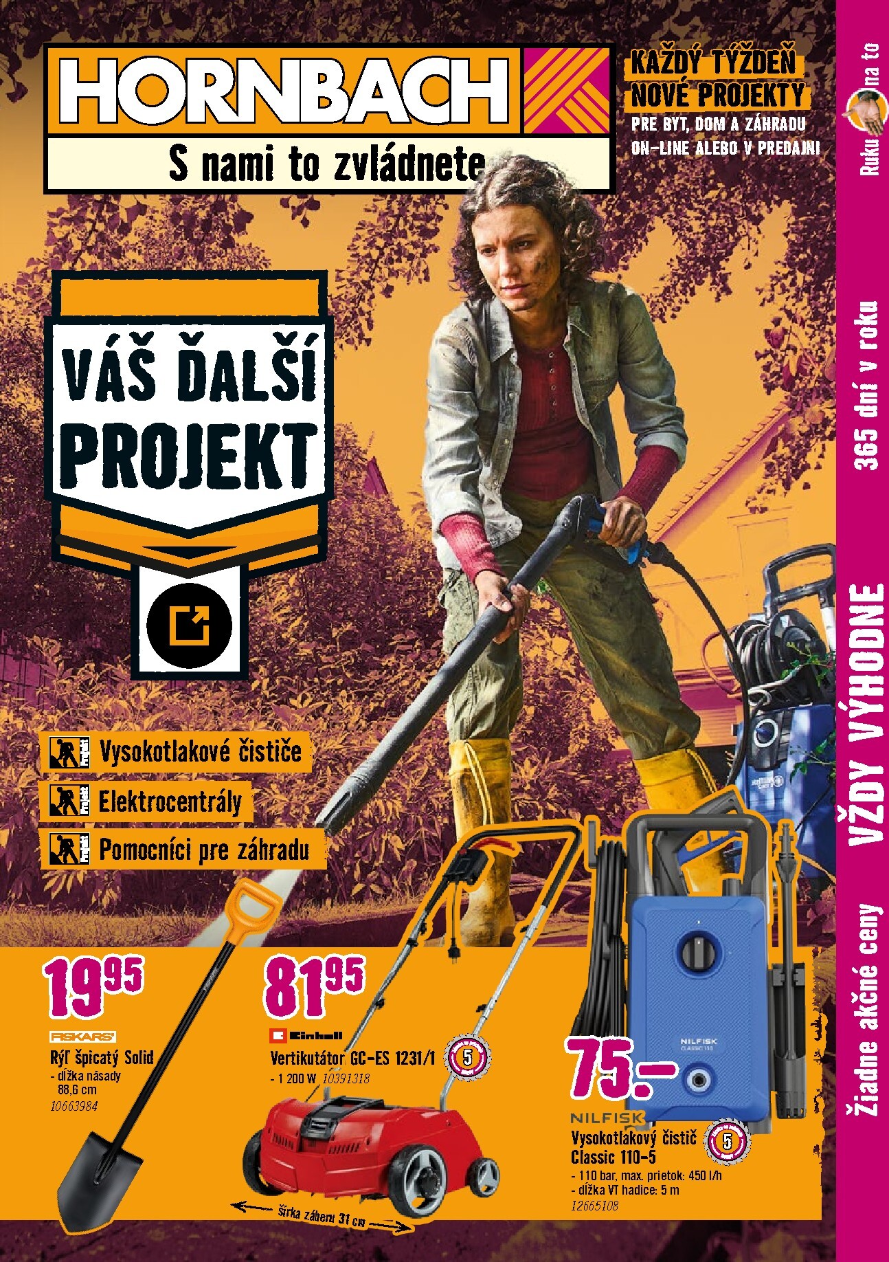 Leták HORNBACH - Jarné upratovanie platný od 25.03.2026 do 08.04.2026