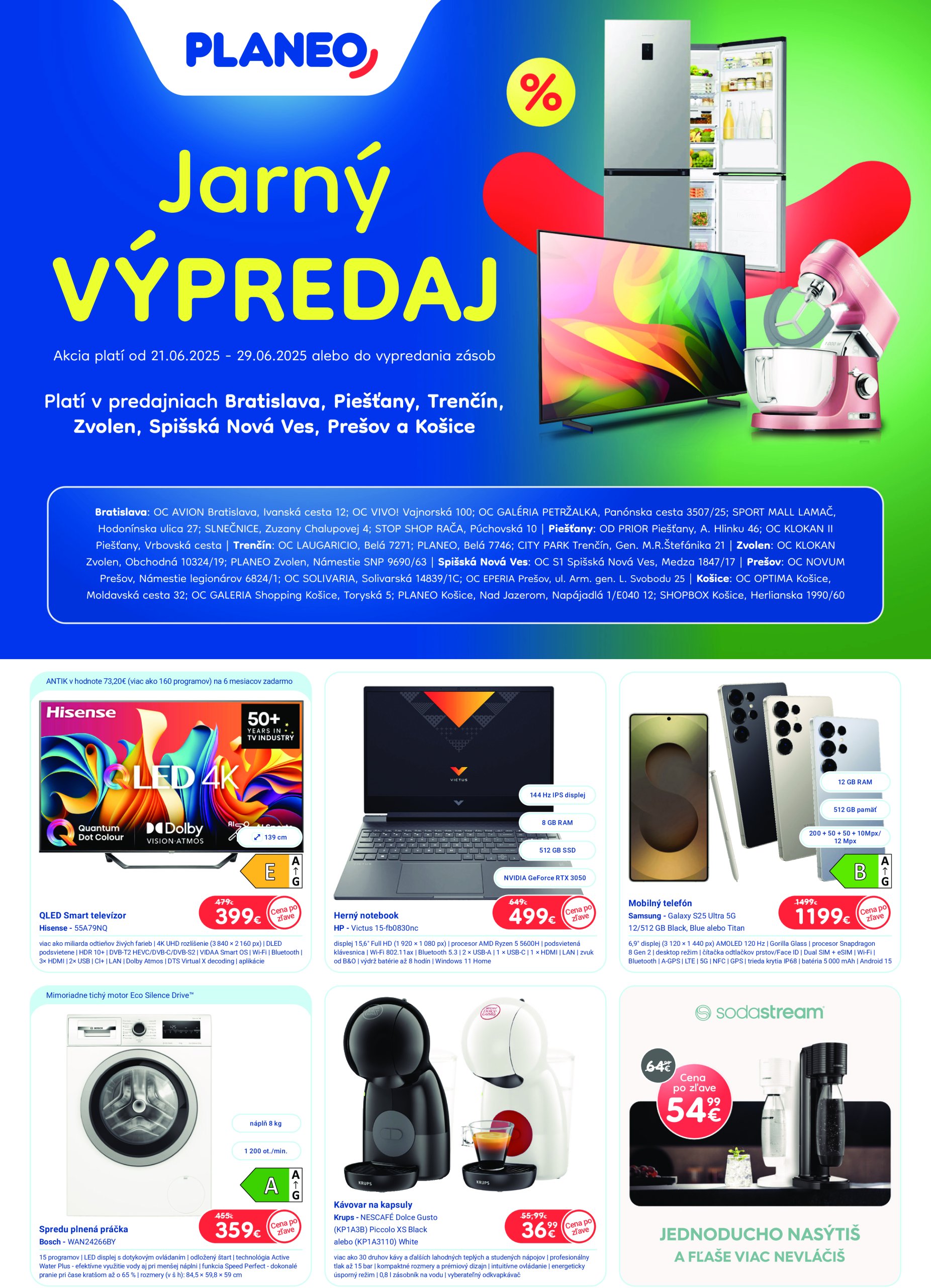 Leták Planeo elektro platný od 21.06. do 29.06.