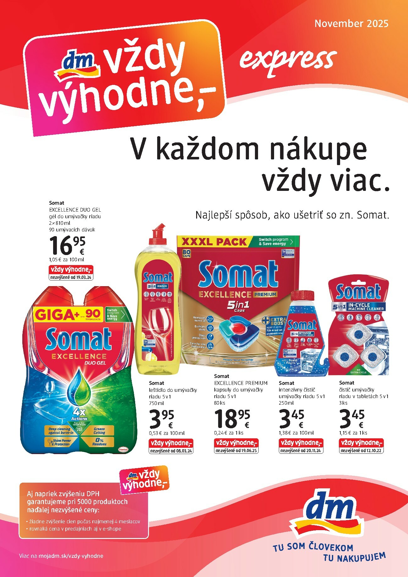 Leták dm drogerie - Express platný od 01.11. do 30.11.