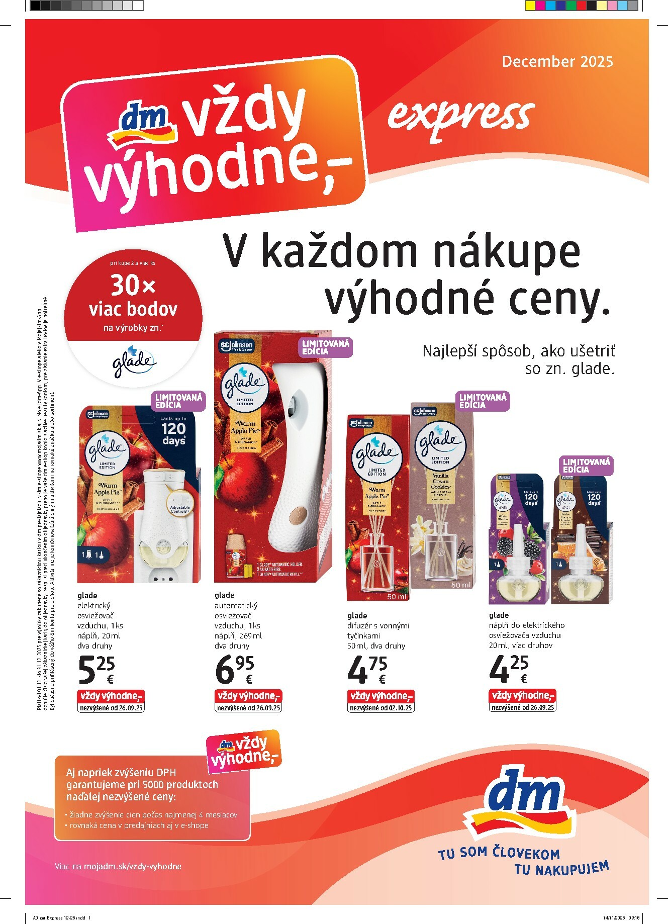 Leták dm drogerie - Express platný od 01.12. do 31.12.