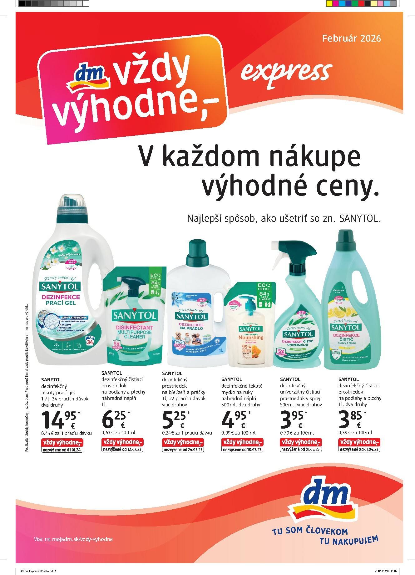 Leták dm drogerie - Express platný od 18.02.2026 do 28.02.2026