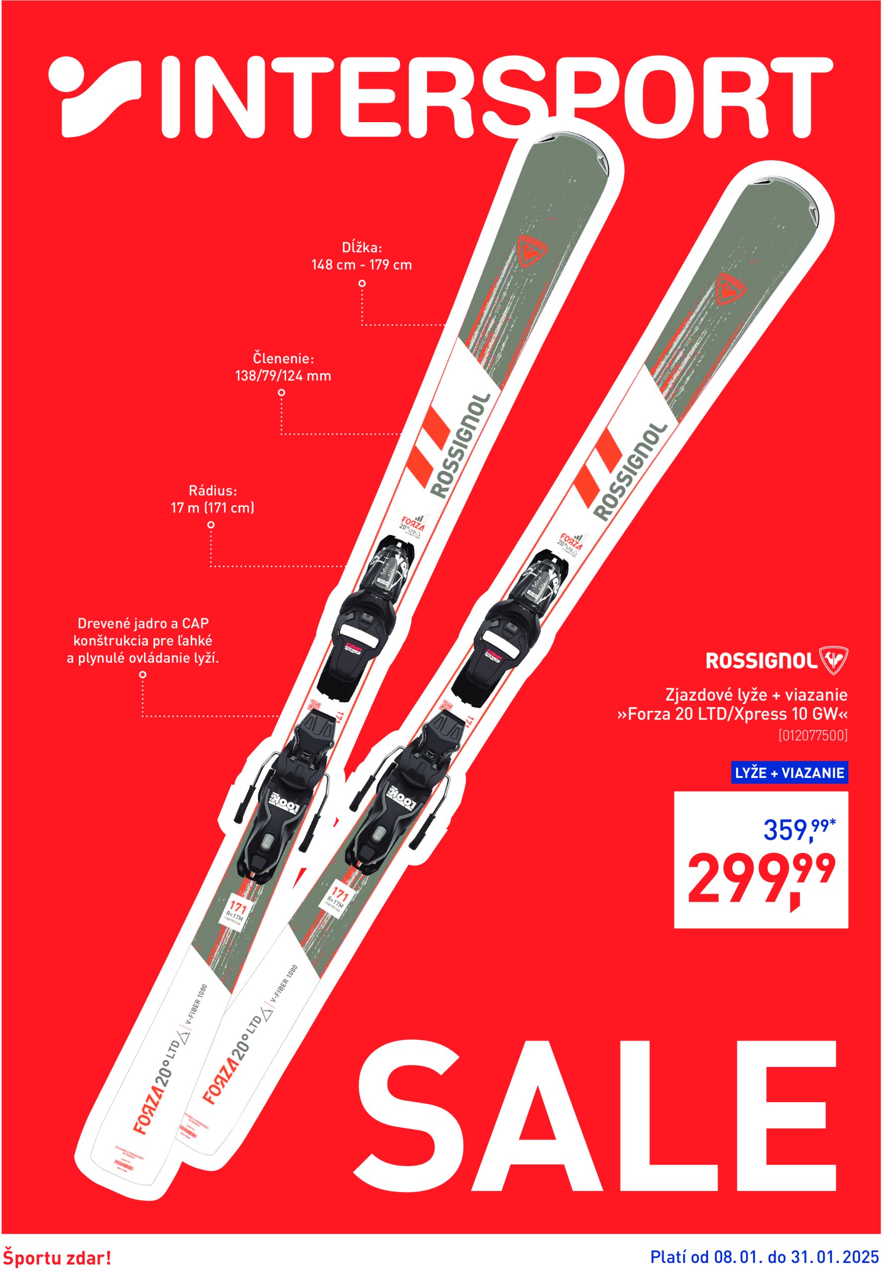 Intersport leták platný od 08.01. - 31.01.